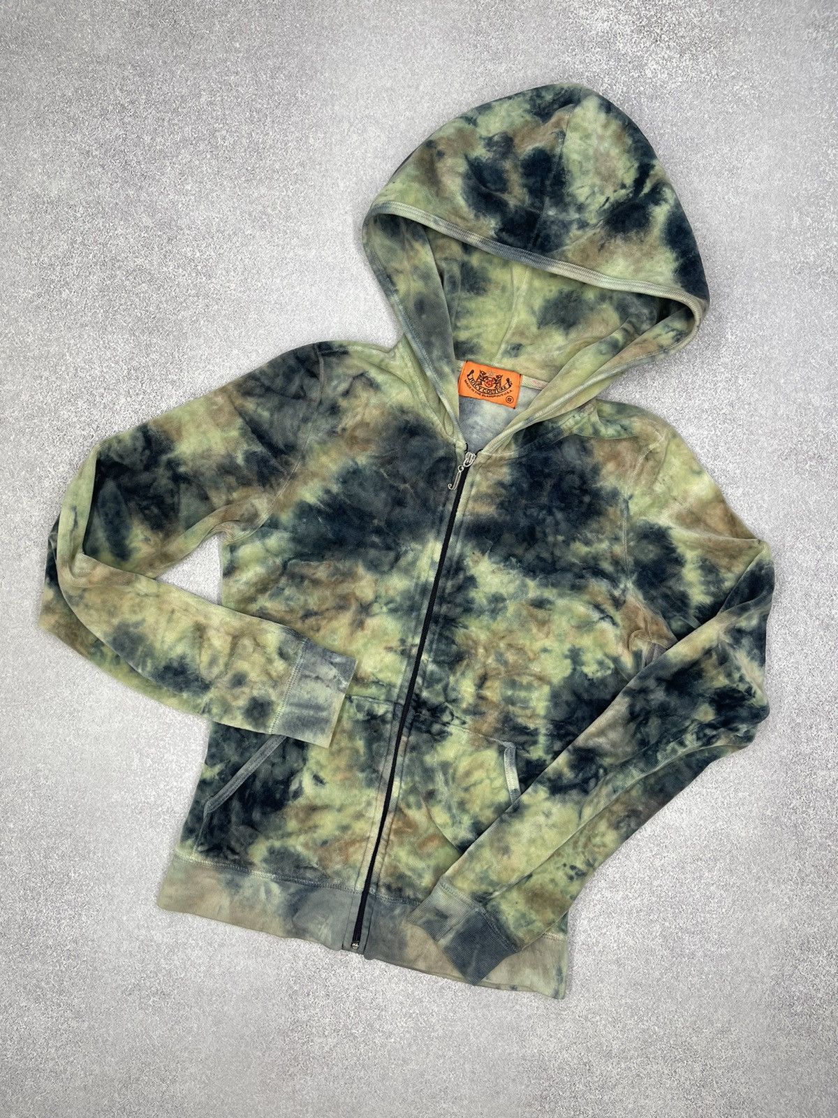 Juicy Couture Women Juicy Couture Glamour Velour Zip Hoodie USA Thai Dai Size S / US 4 / IT 40 - 1 Thumbnail
