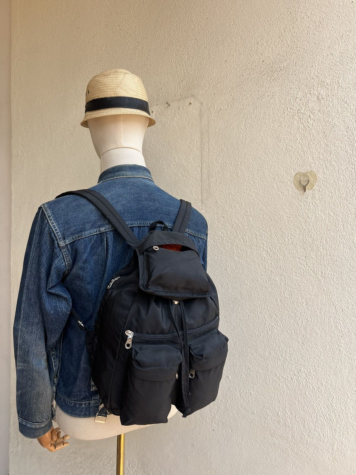 Vintage Vintage 90s Y’saccs Yohji Yamamoto Cargo Backpack Bag Size ONE SIZE - 1 Thumbnail