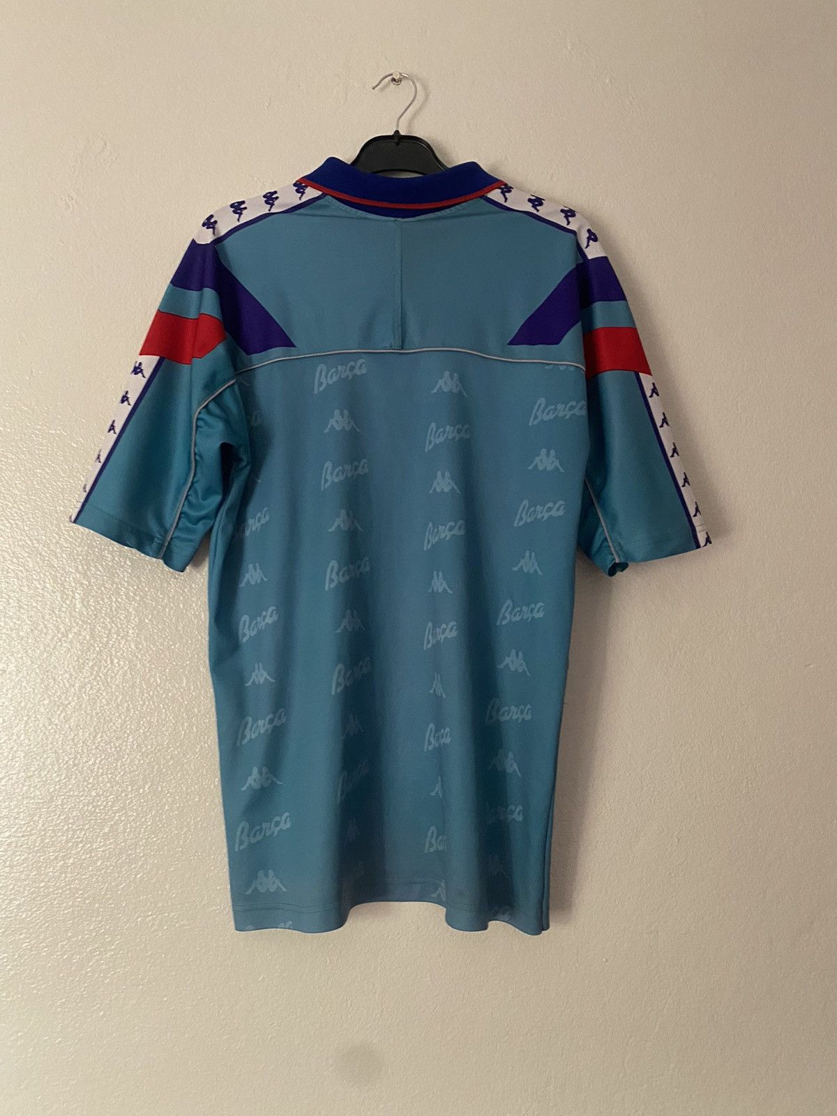Kappa BARCELONA 1992/1994 AWAY JERSEY Size US XL / EU 56 / 4 - 8 Thumbnail