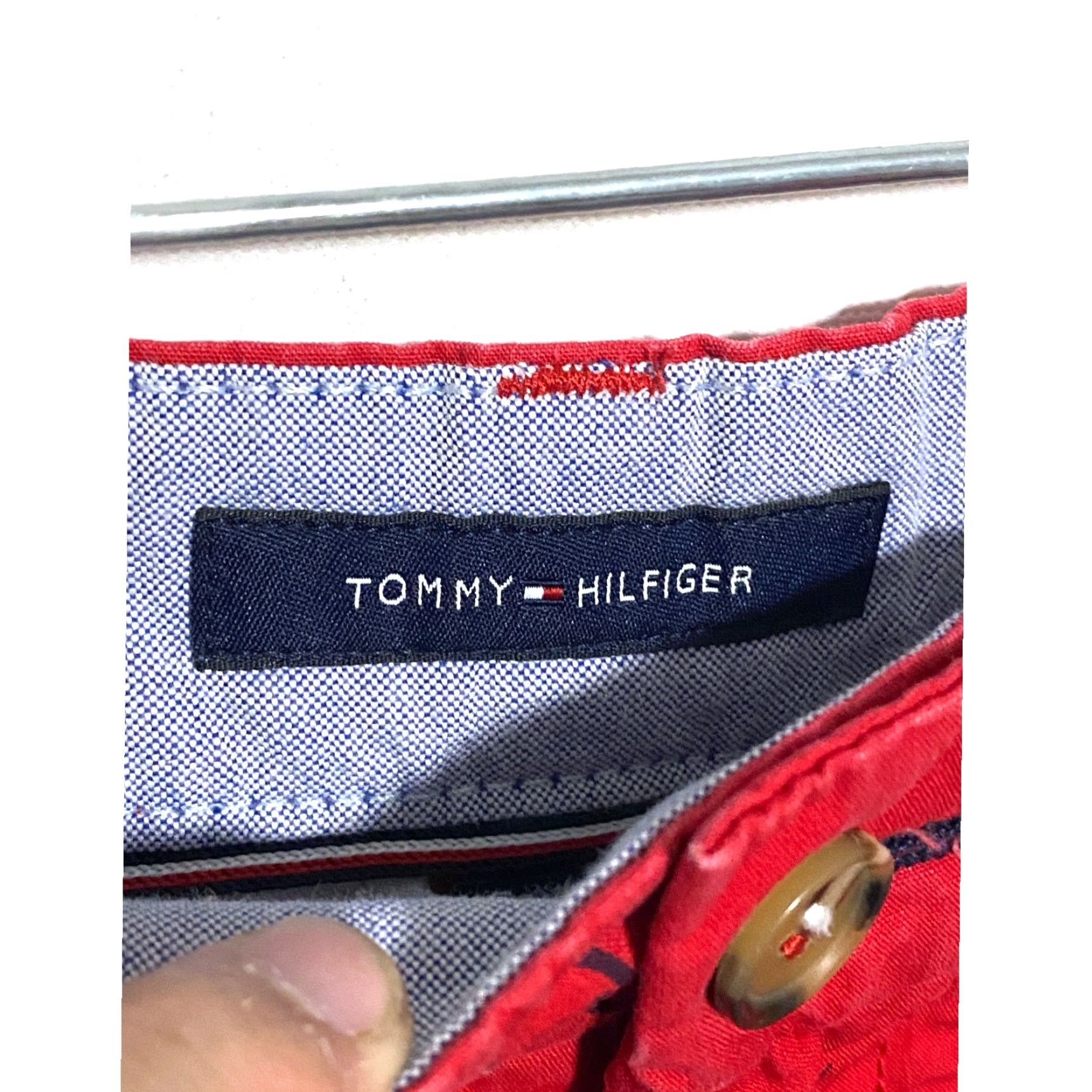 Tommy Hilfiger Tommy Hilfiger Red Lobster Print Shorts Chinos Mens 29 Nautical Summer Resort Casual Shorts Chino Mens 29 Red Lobster Print Nautical Resortmens Size US 29 - 5 Thumbnail