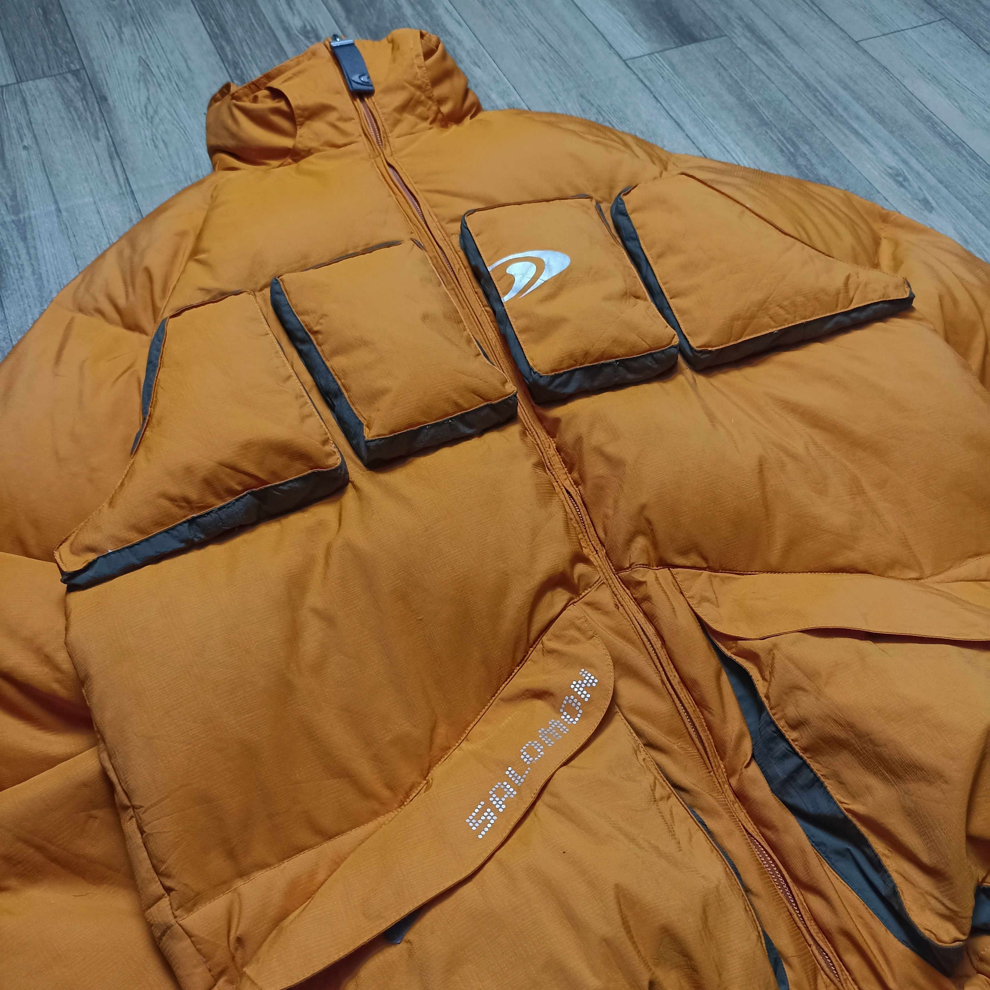 Salomon × Vintage Salomon 1990s 3D Panelled Technical Puffer Down Jacket Size US L / EU 52-54 / 3 - 5 Thumbnail