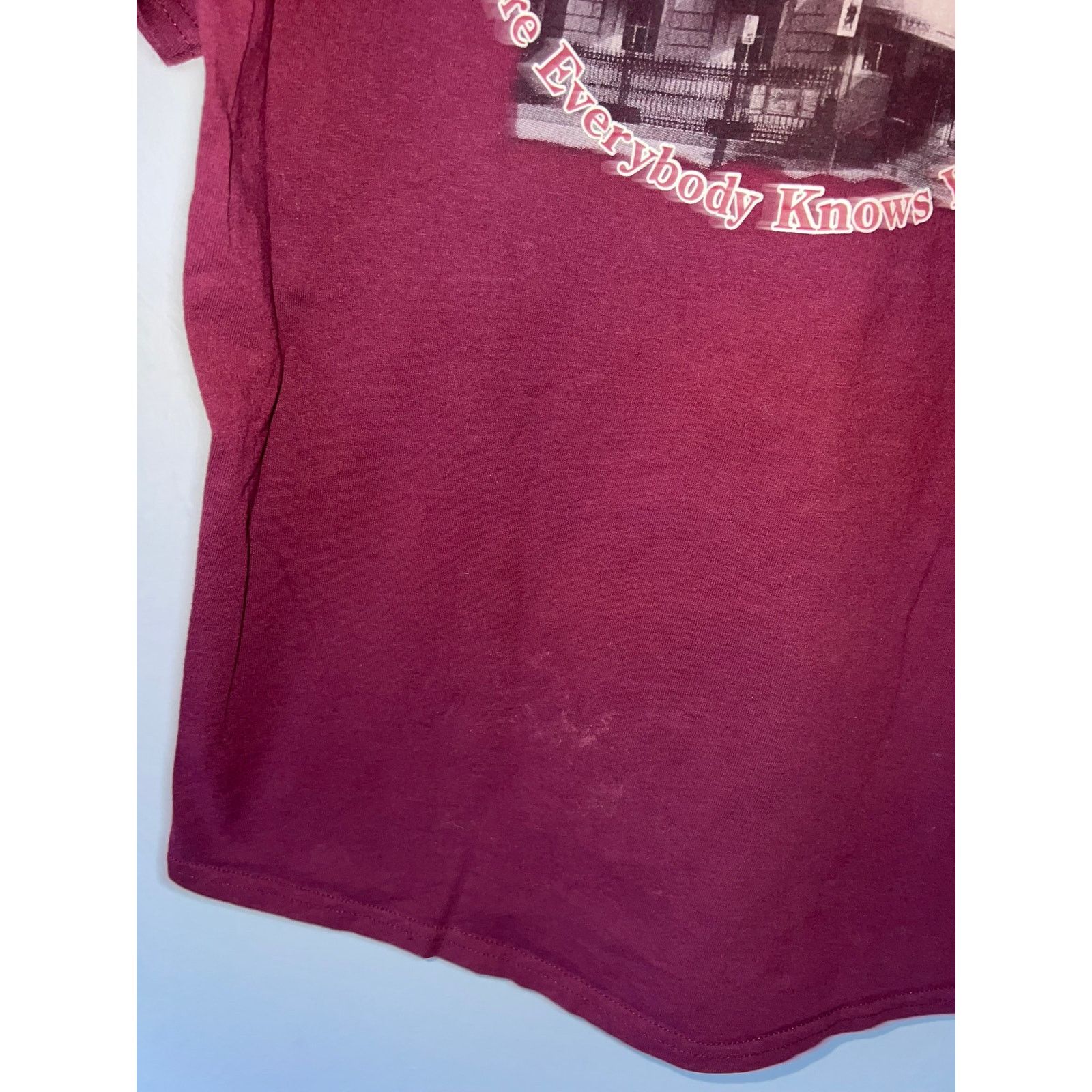 Gildan Vintage Cheers Shirt Where Everybody Name Show Tee M Medium Size US M / EU 48-50 / 2 - 7 Thumbnail