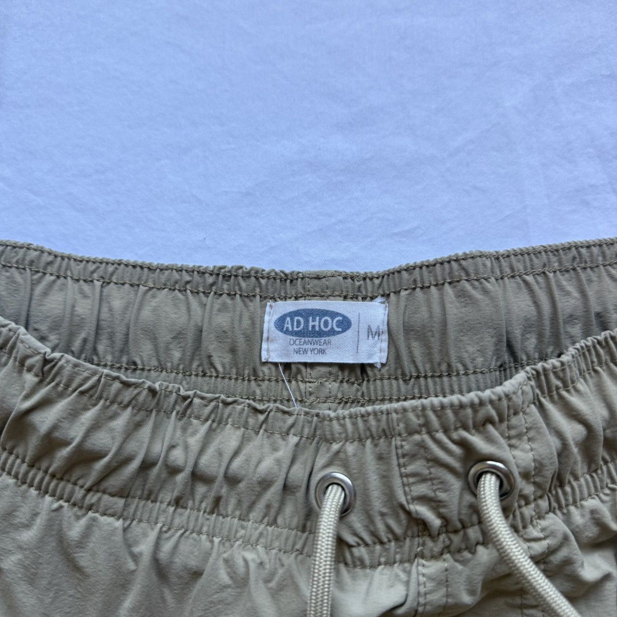 Other Ad Hoc Khaki Lined Nylon Type Cargo Shorts Medium M Swim Size US 32 / EU 48 - 8 Thumbnail