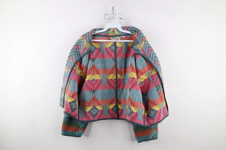 Vintage Vintage 90s Streetwear Tapestry Rainbow Blazer Jacket Size M / US 6-8 / IT 42-44 - 7 Thumbnail