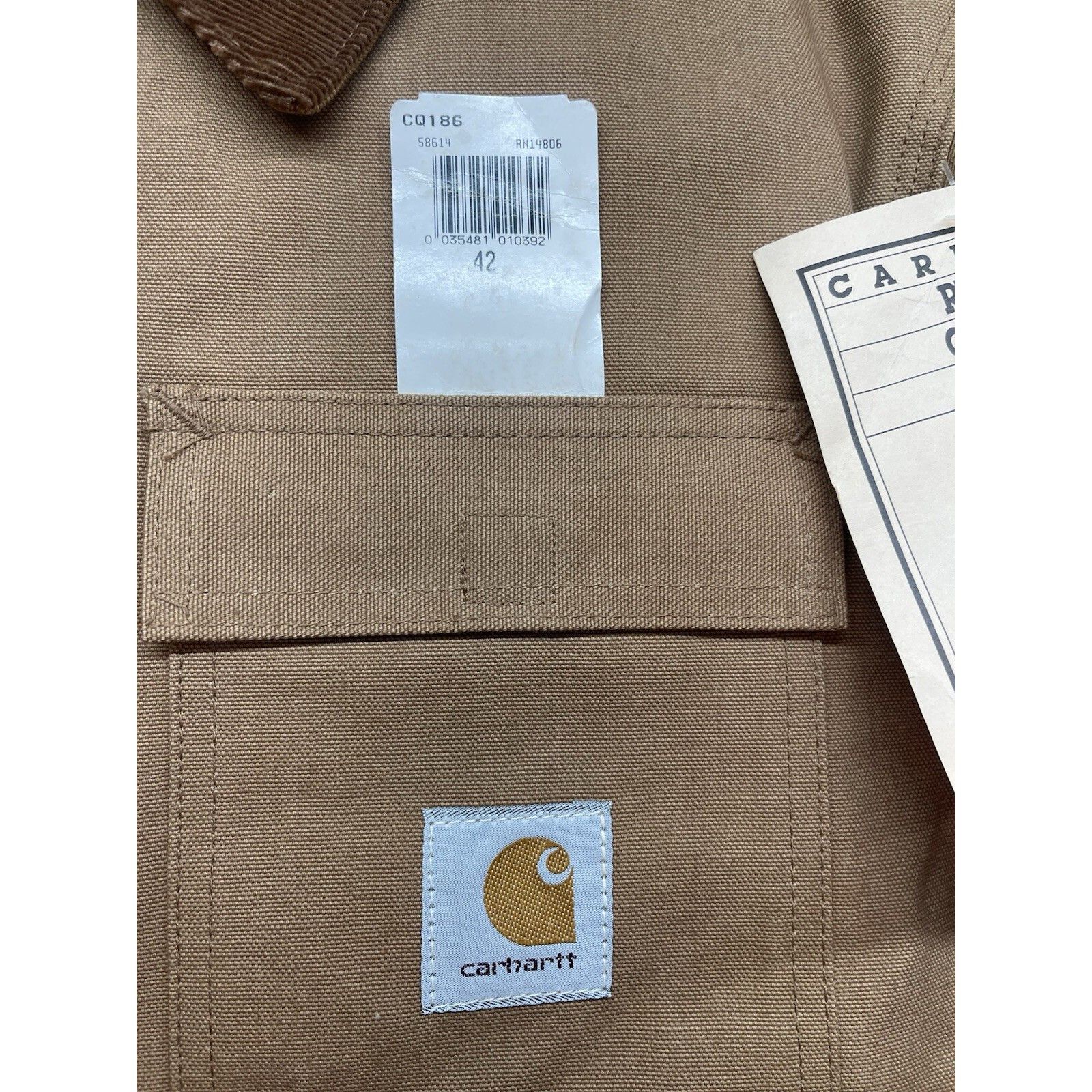 Carhartt VTG 70s Carhartt Duck Cotton Chore Jacket 42 Large Brown Duc Size US XS / EU 42 / 0 - 2 Thumbnail