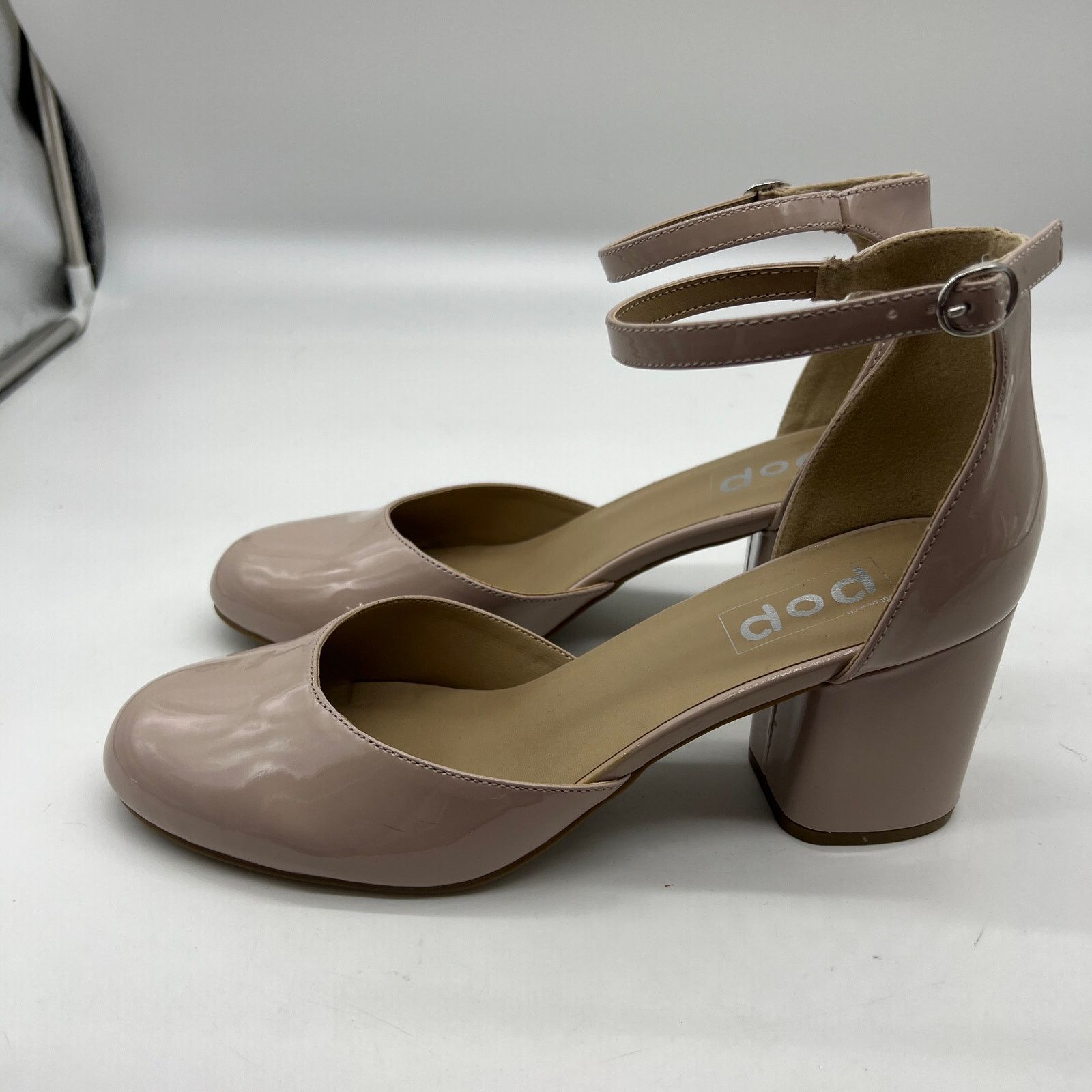 Other Pop Womens Gal Block Heel Nude Pumps Size 11M Size US 11 / IT 41 - 5 Thumbnail