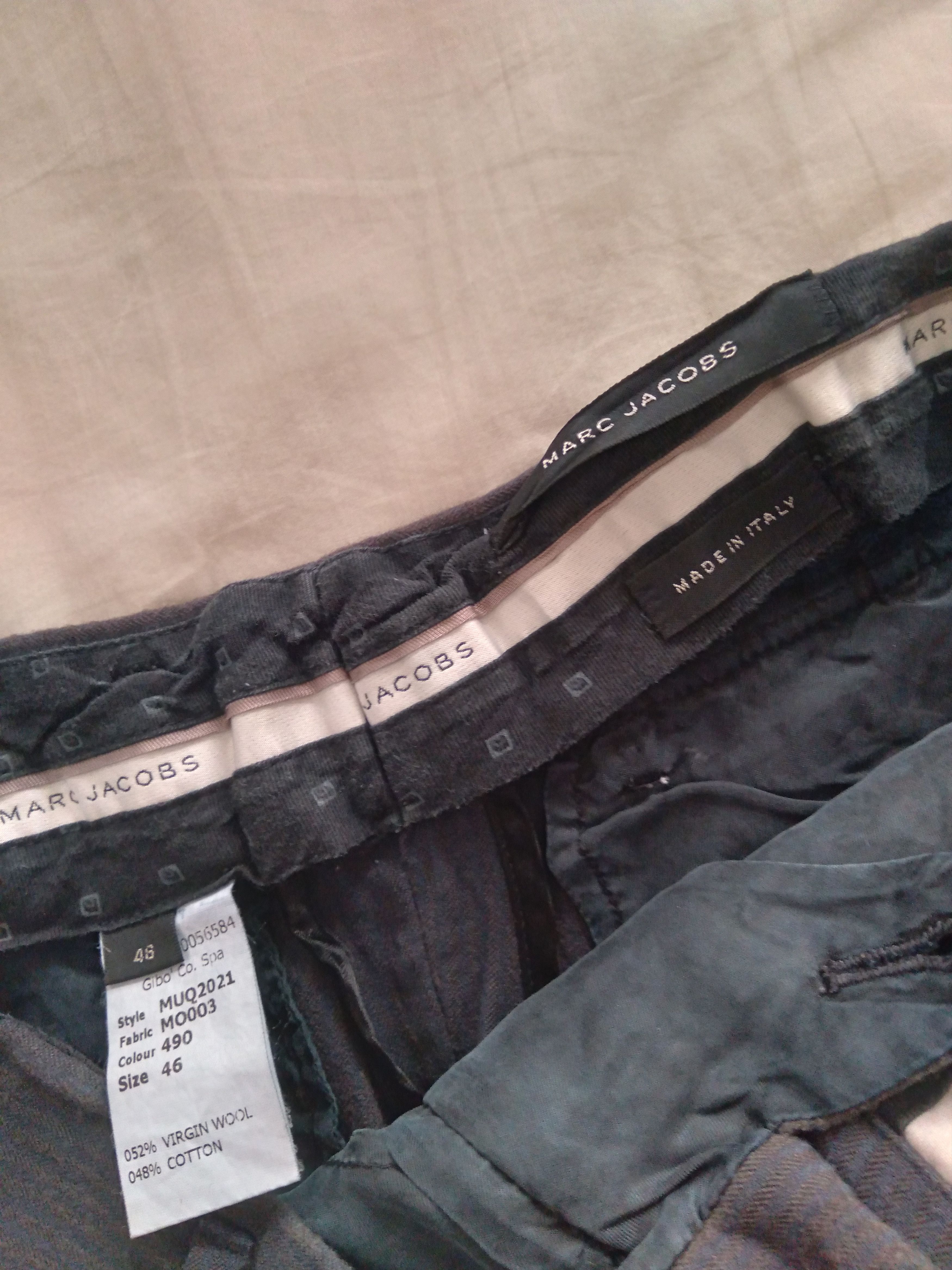 Marc Jacobs Wool Cotton Shorts 46 30 ITALY gray Size US 30 / EU 46 - 3 Thumbnail
