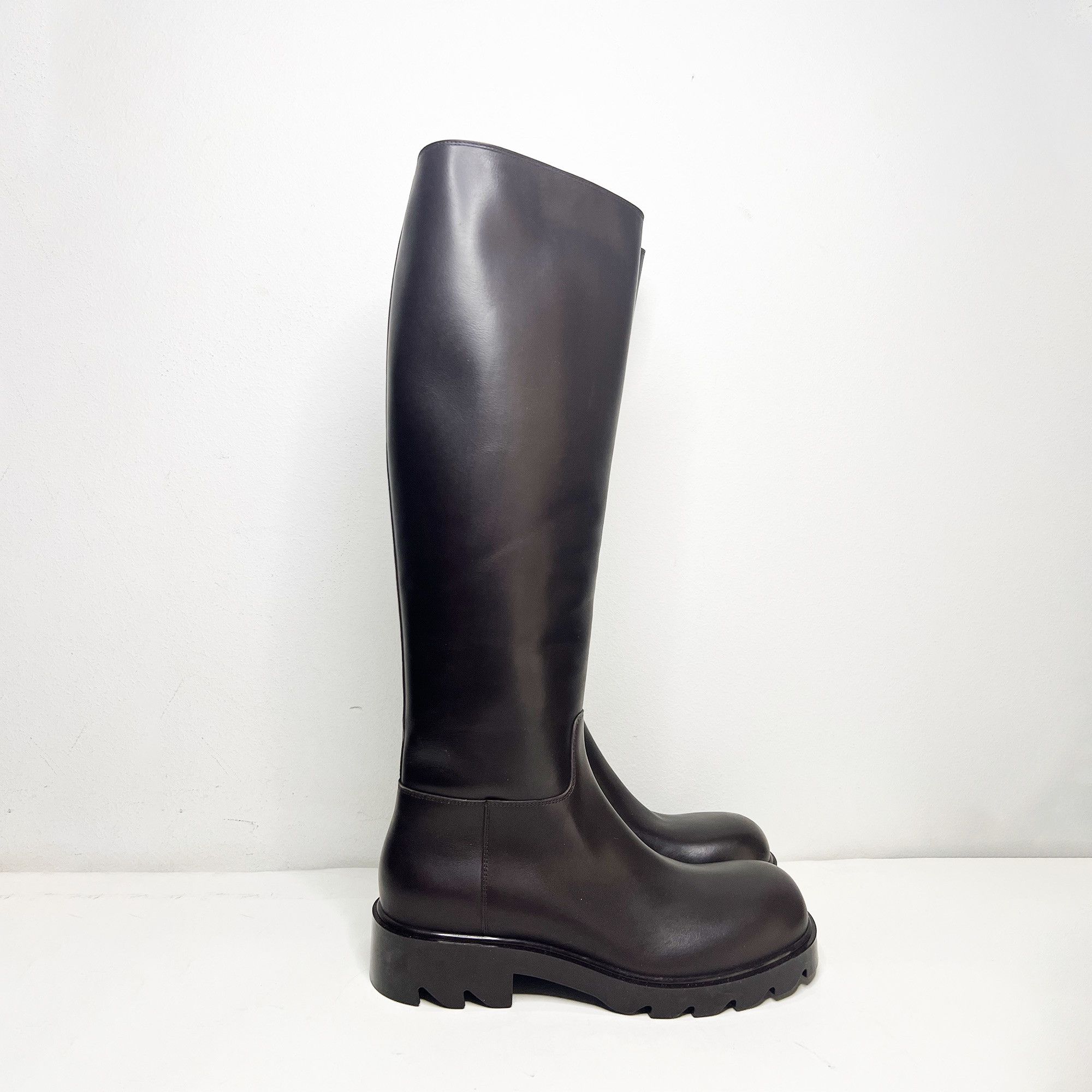 Bottega Veneta High Boots Leather Size US 11 / IT 41 - 3 Thumbnail