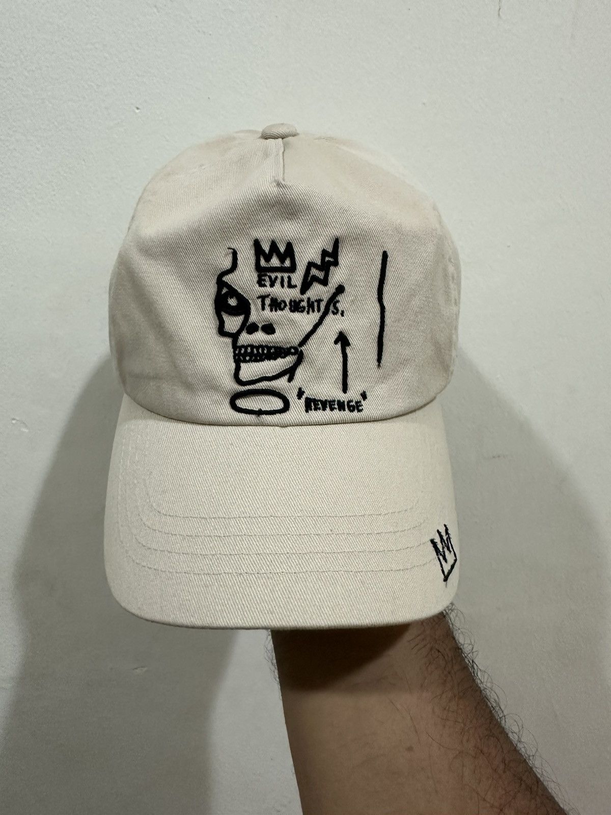 Japanese Brand VTG REVENGE Jean Michel Basquait Hat Size ONE SIZE - 2 Thumbnail