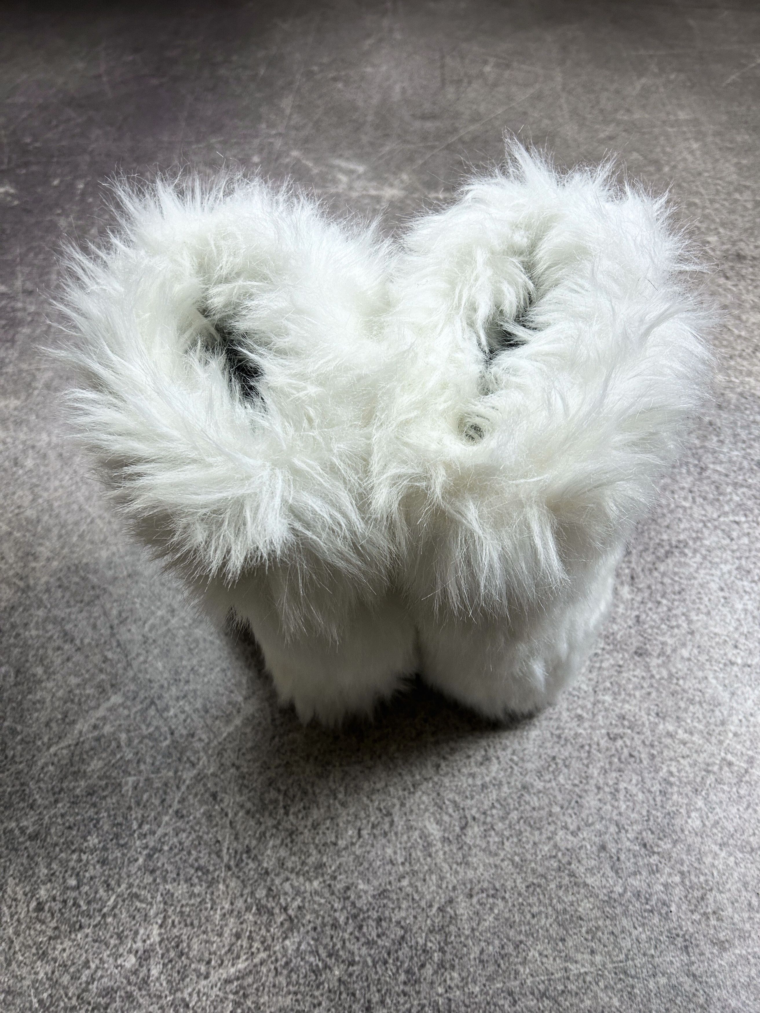 Hysteric Glamour Fur Boots White Fluffy Winter Coquette Y2K Snow Bunny Core Size US 5.5 / EU 38 - 4 Thumbnail
