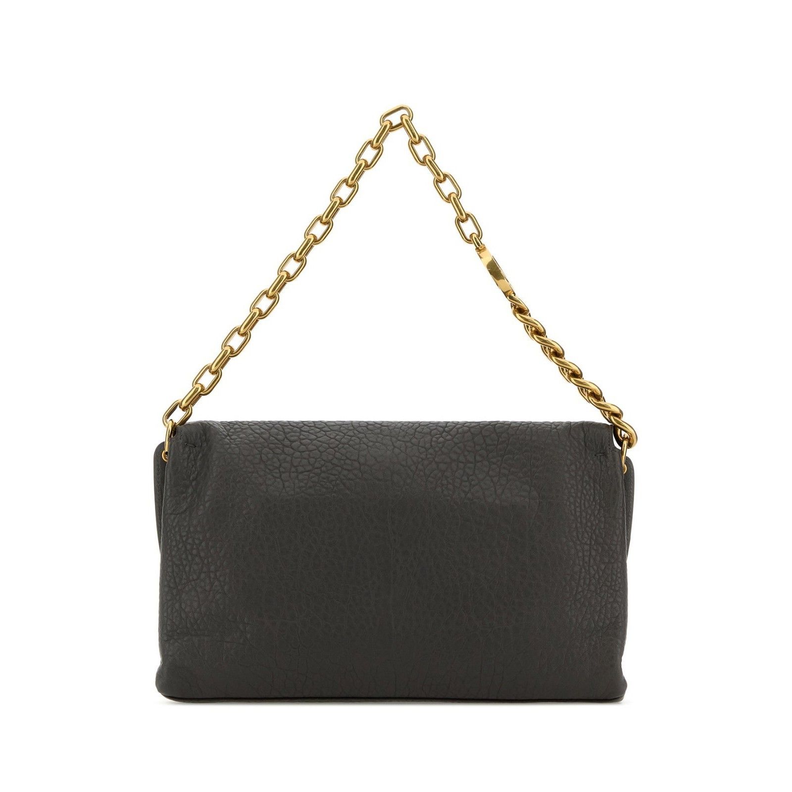 Gucci GUCCI Gray Leather With Chain Shoulder Bag New & Authentic Size ONE SIZE - 3 Thumbnail