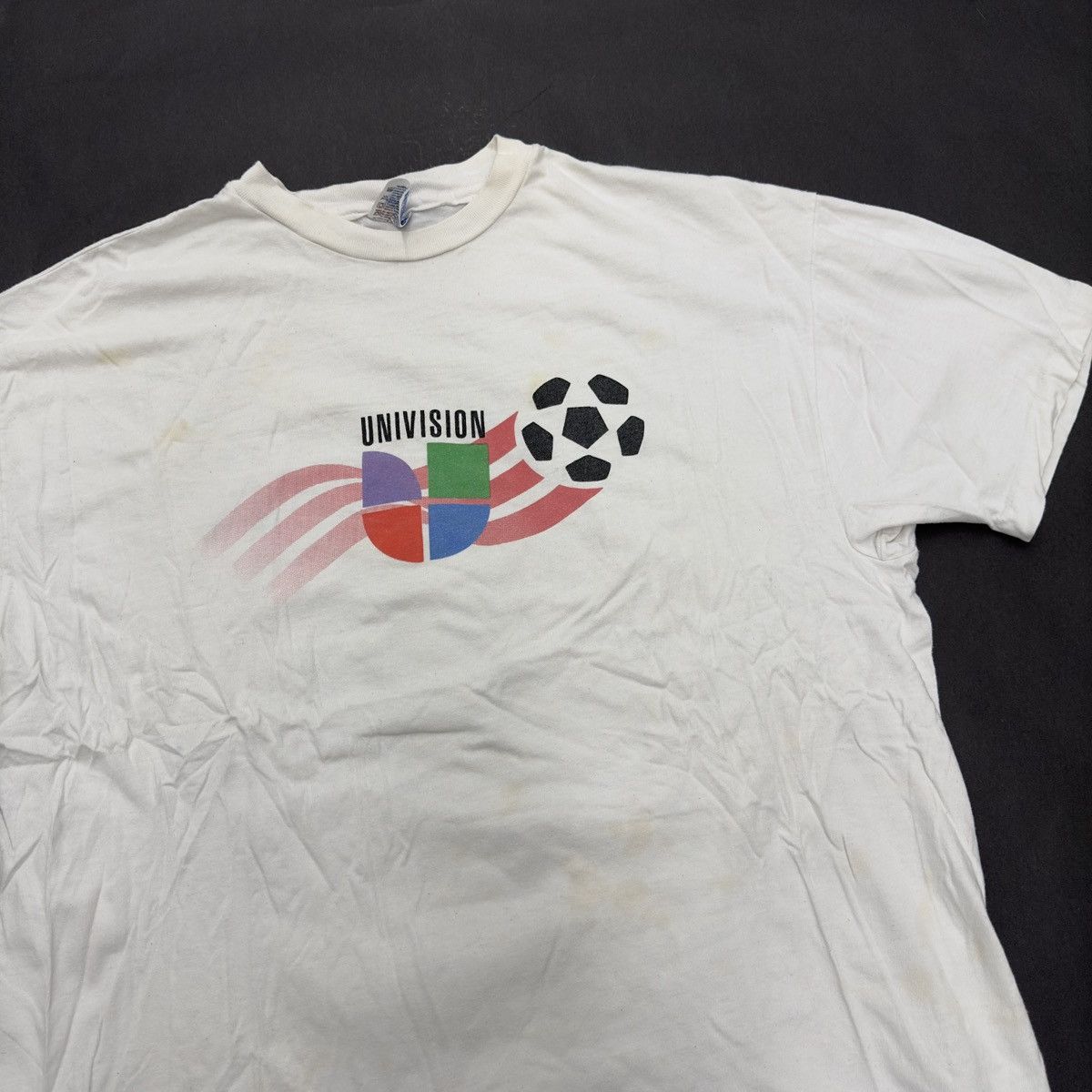 Hanes × Vintage Vintage Univision tee Size US XL / EU 56 / 4 - 3 Thumbnail