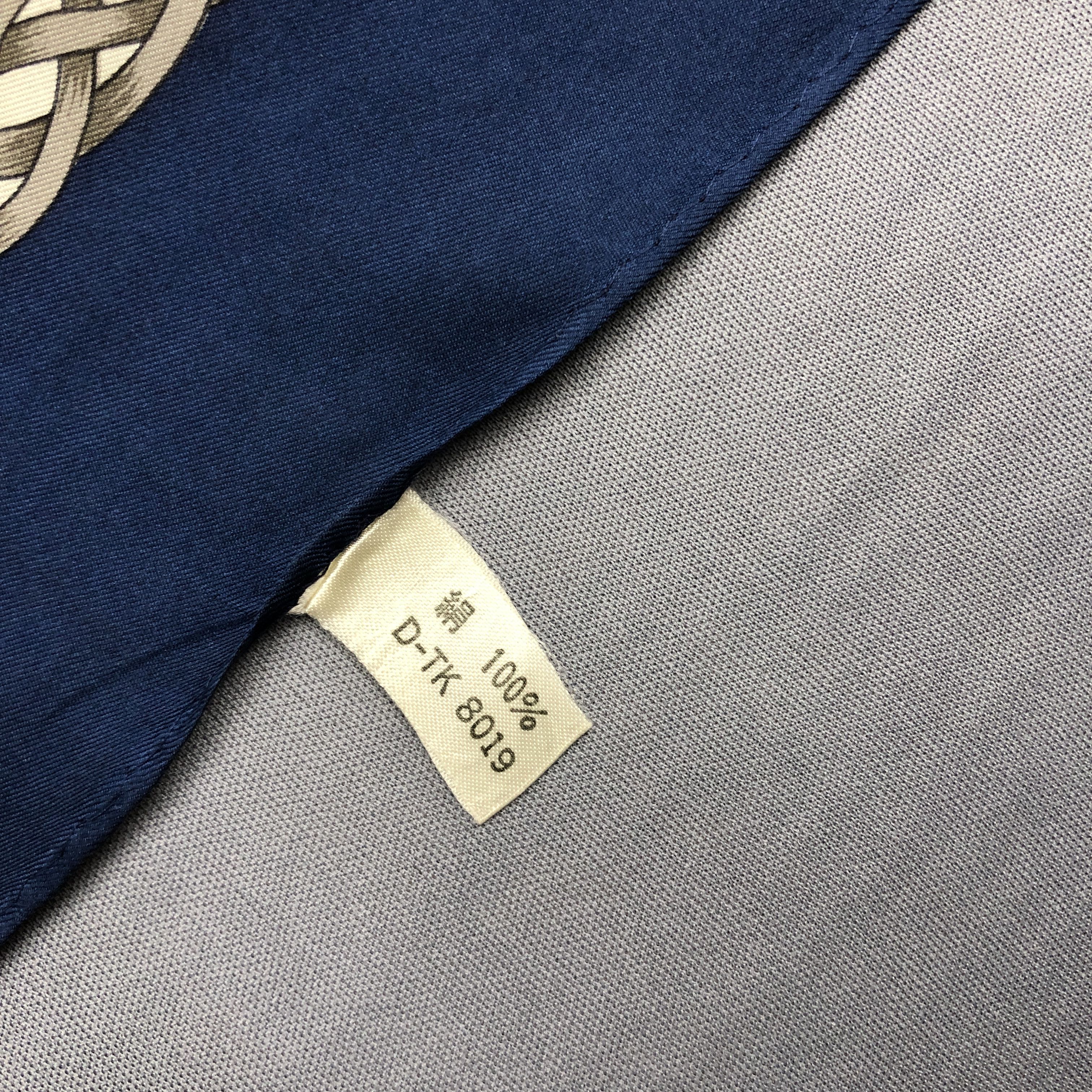 Japanese Brand Vintage SILK Scarf Twill Stole Wraps Scarves - GF60009 Size ONE SIZE - 8 Thumbnail