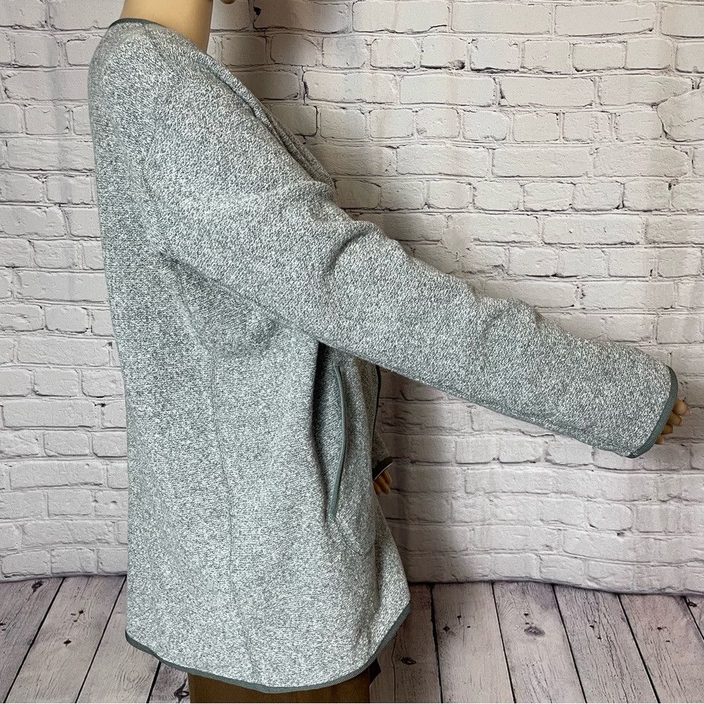 Vineyard Vines NWT New Vineyard Vines Grey Sweater Fleece Open Jacket Size Size M / US 6-8 / IT 42-44 - 3 Thumbnail
