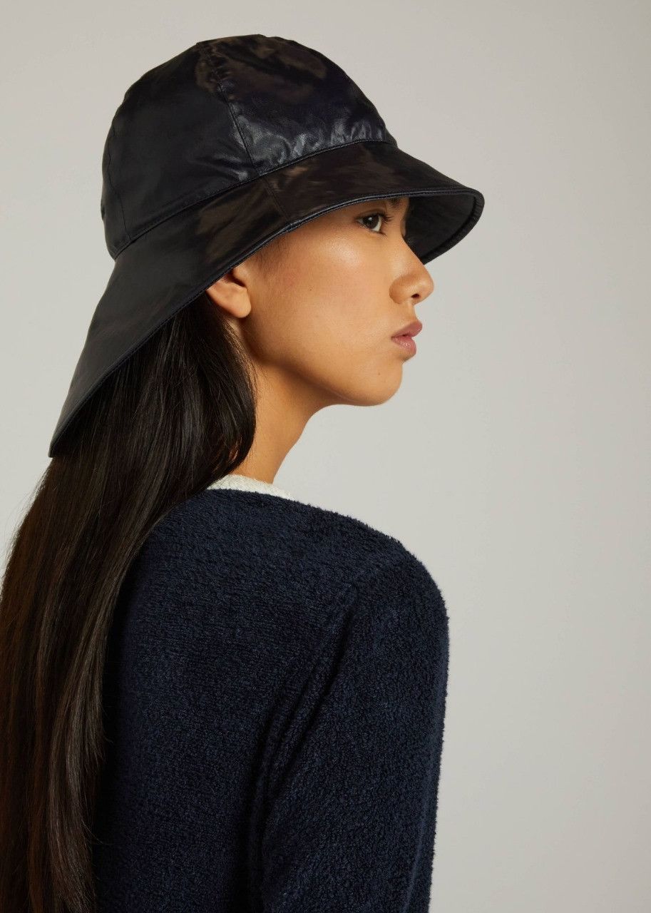 Loro Piana o1srvl11e0624 Size: OS FAM8344 Olimpia Hat in Black Size ONE SIZE - 4 Thumbnail