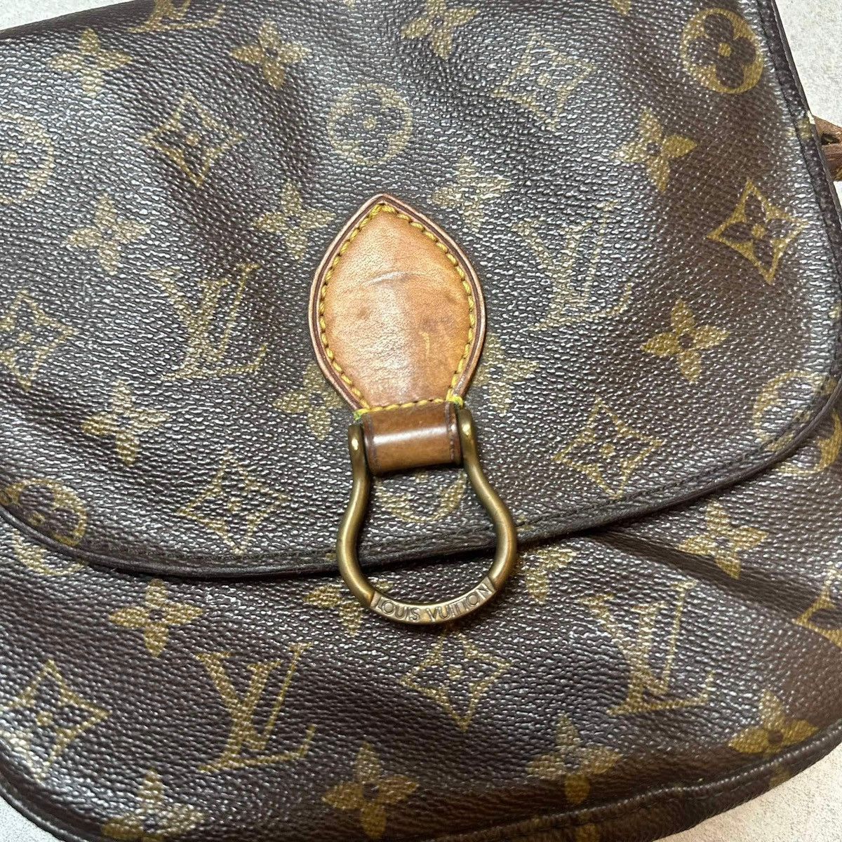 Louis Vuitton LOUIS VUITTON Saint-Cloud MM Monogram Canvas Bags Size ONE SIZE - 9 Thumbnail