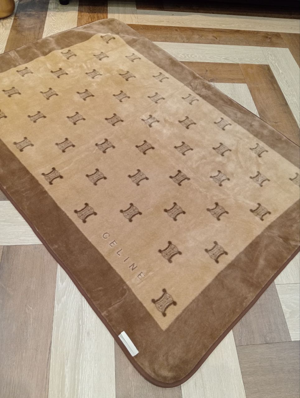 Celine LUXURY CELINE MONOGRAM VELVET BLANKET - SIZE 140cm X 100cm Size ONE SIZE - 11 Thumbnail