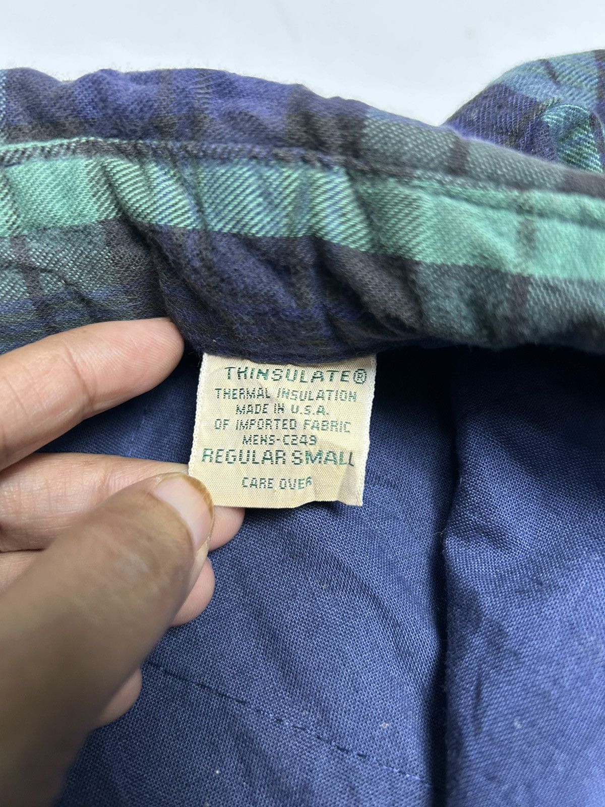 L.L. Bean L.L BEAN CHECKERED FLANEL BUTTON UP COLLAR SHIRT Size US S / EU 44-46 / 1 - 7 Thumbnail