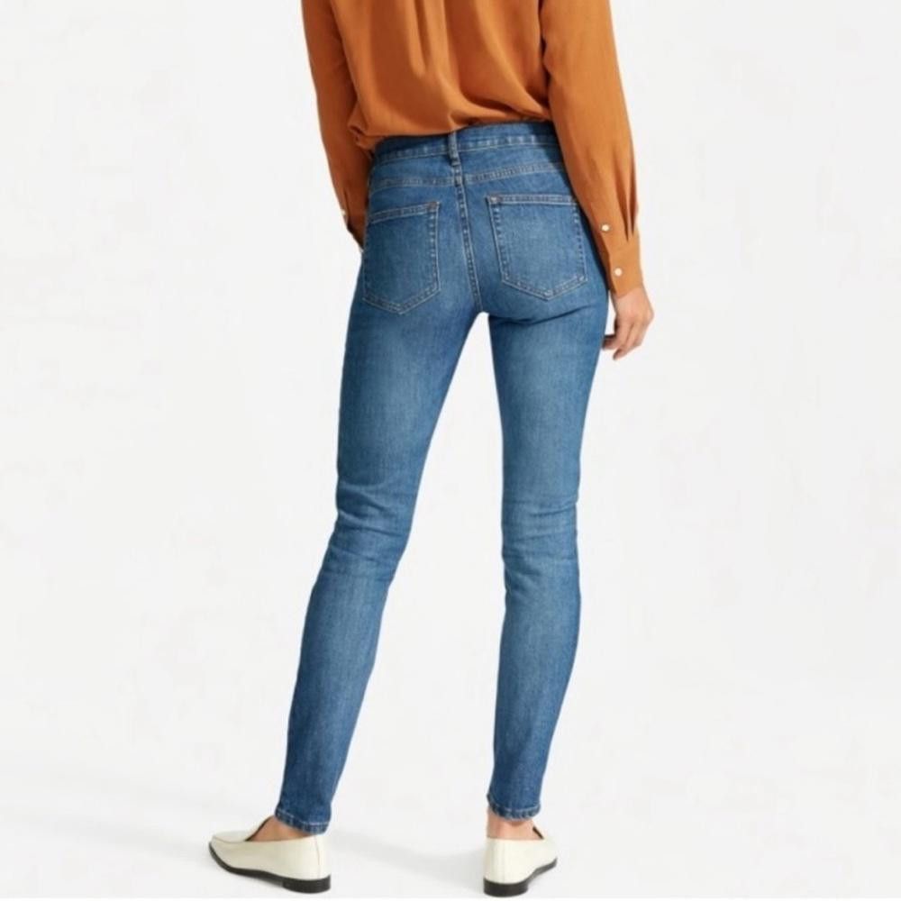 Everlane Everlane Ankle Jeans Size 25 Low Rise Medium Blue Wash Size 25" / US 0 / IT 36 - 2 Thumbnail