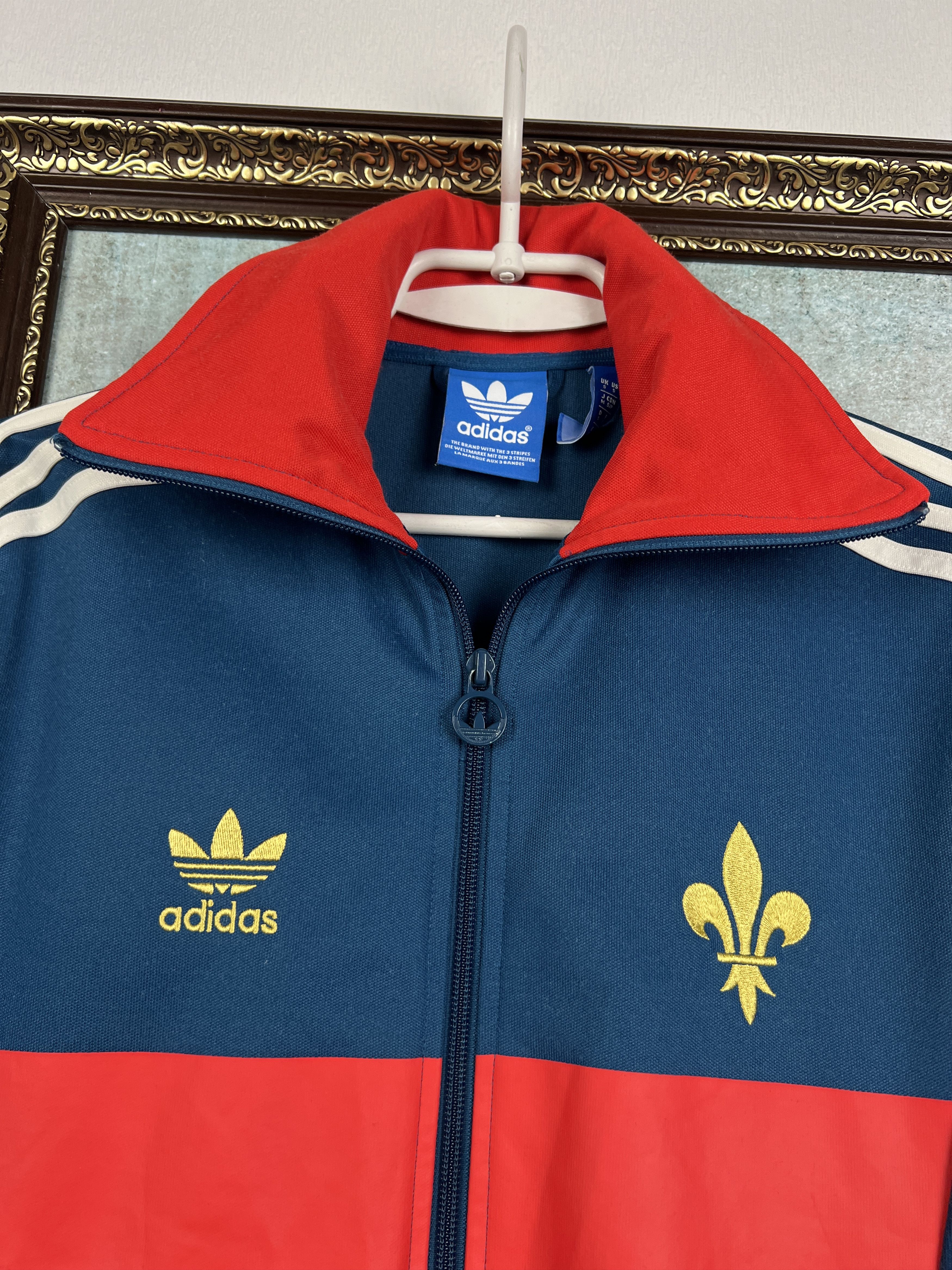Adidas Originals France Football Jacket Soccer Track Worl Cup Size US S / EU 44-46 / 1 - 3 Thumbnail