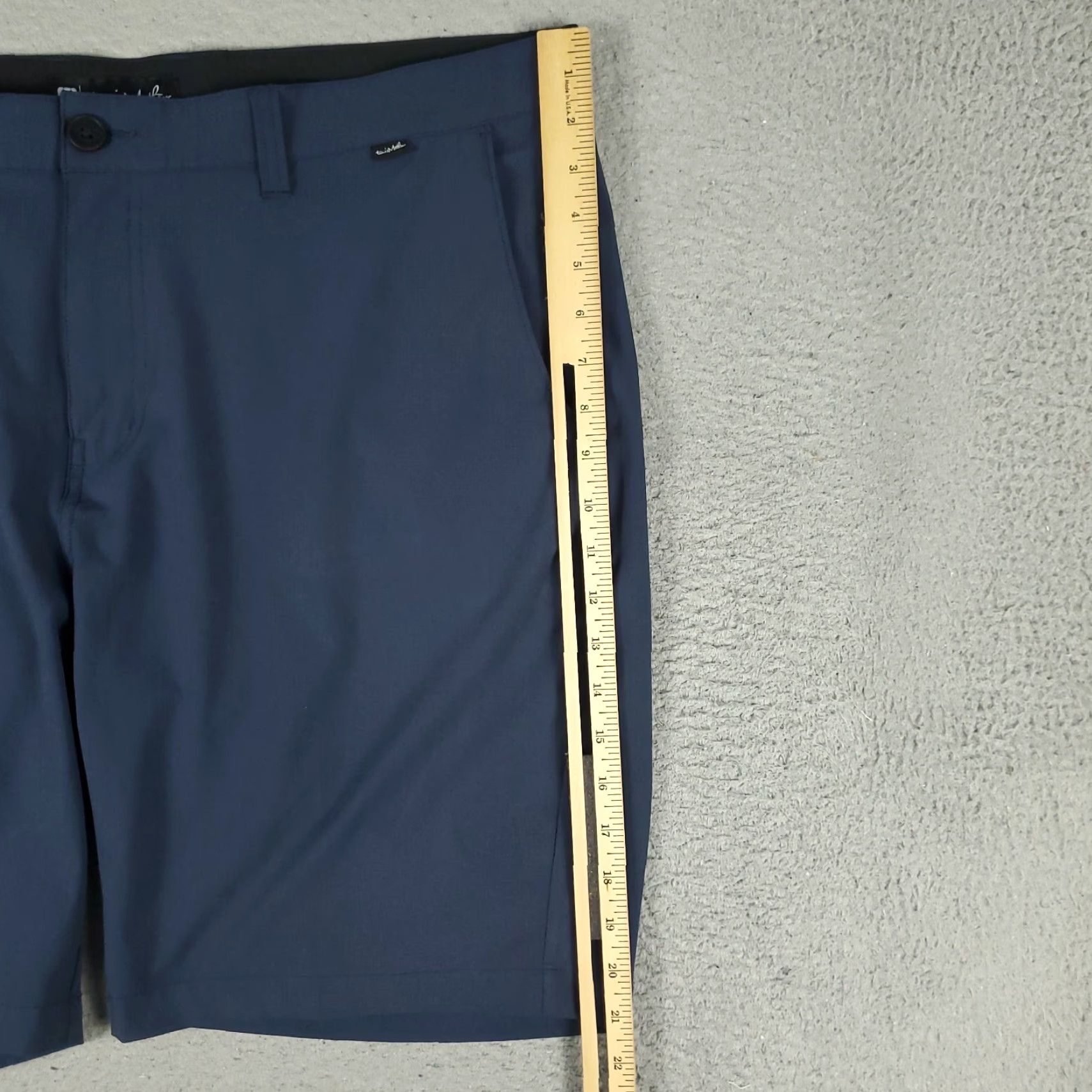 TravisMathew Travis Mathew Shorts Mens Size 40 Blue Golf Casual Flat Front Chino Size US 40 / EU 56 - 5 Thumbnail