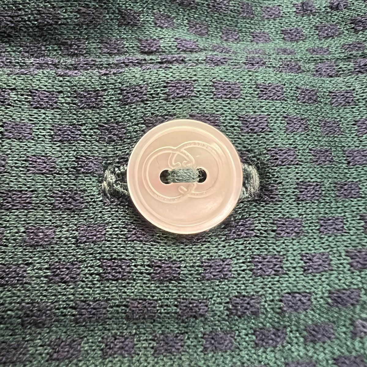 Gucci × Vintage Archive Vintage GUCCI Embroidered Logo Polo Tee Size US L / EU 52-54 / 3 - 5 Thumbnail