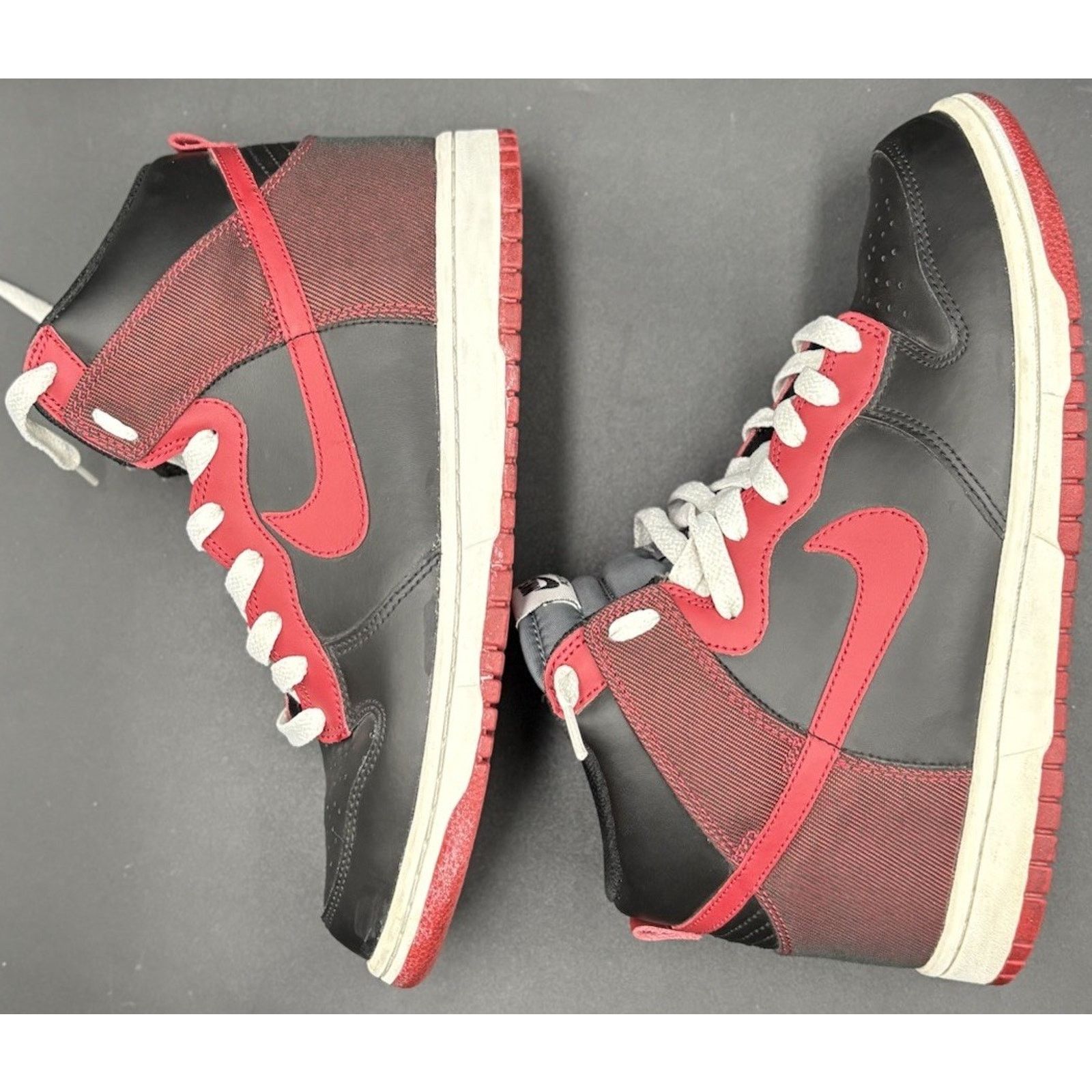 Nike Size 7.5 - Nike Dunk High Red - 317982-051 Size US 11.5 / EU 44-45 - 10 Thumbnail