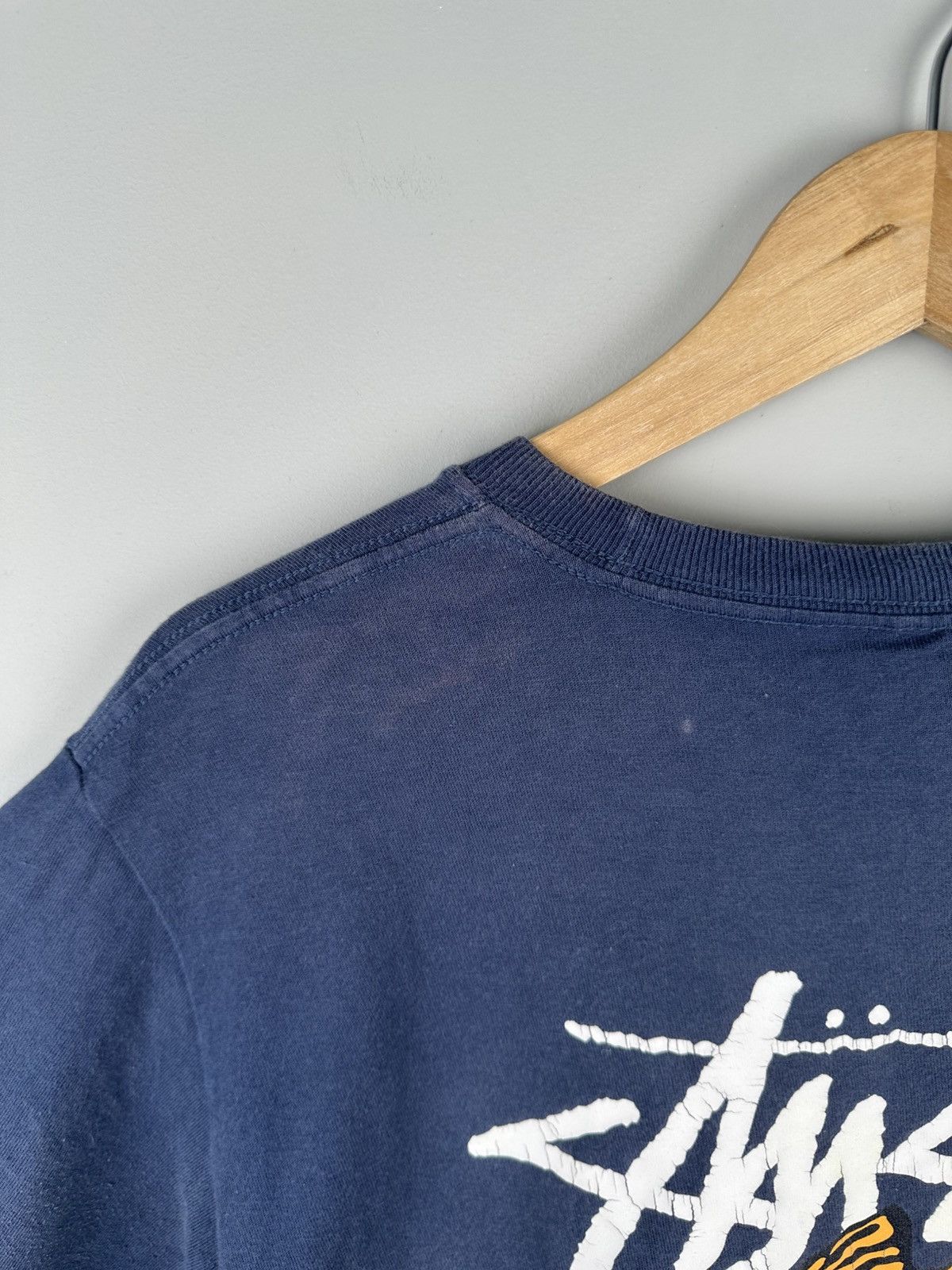 Stussy Vintage Stussy Fish Box Logo Tee Size US M / EU 48-50 / 2 - 11 Thumbnail