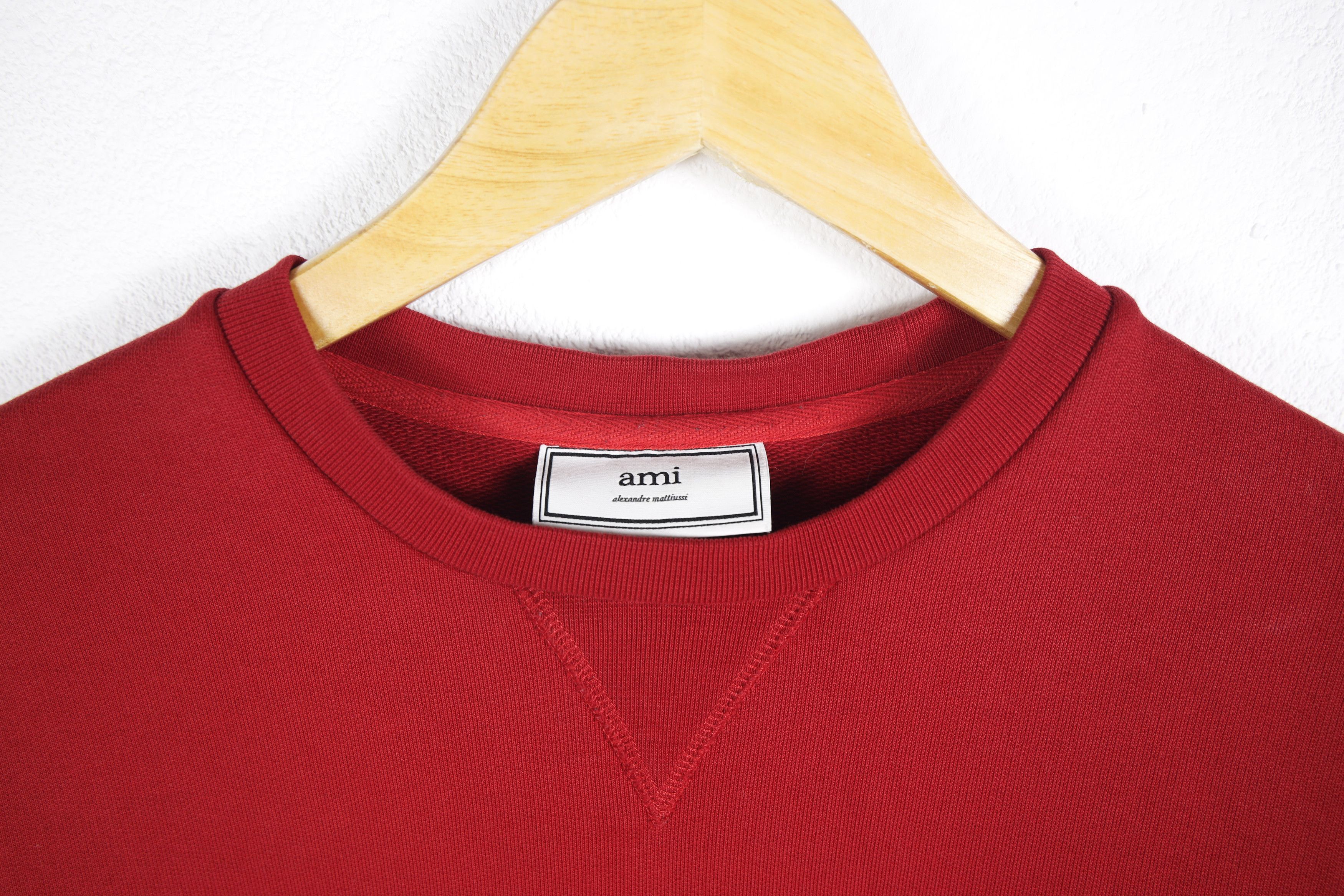 AMI AMI Coucou Londres Logo Cotton-Jersey Sweatshirt Size M / US 6-8 / IT 42-44 - 6 Thumbnail