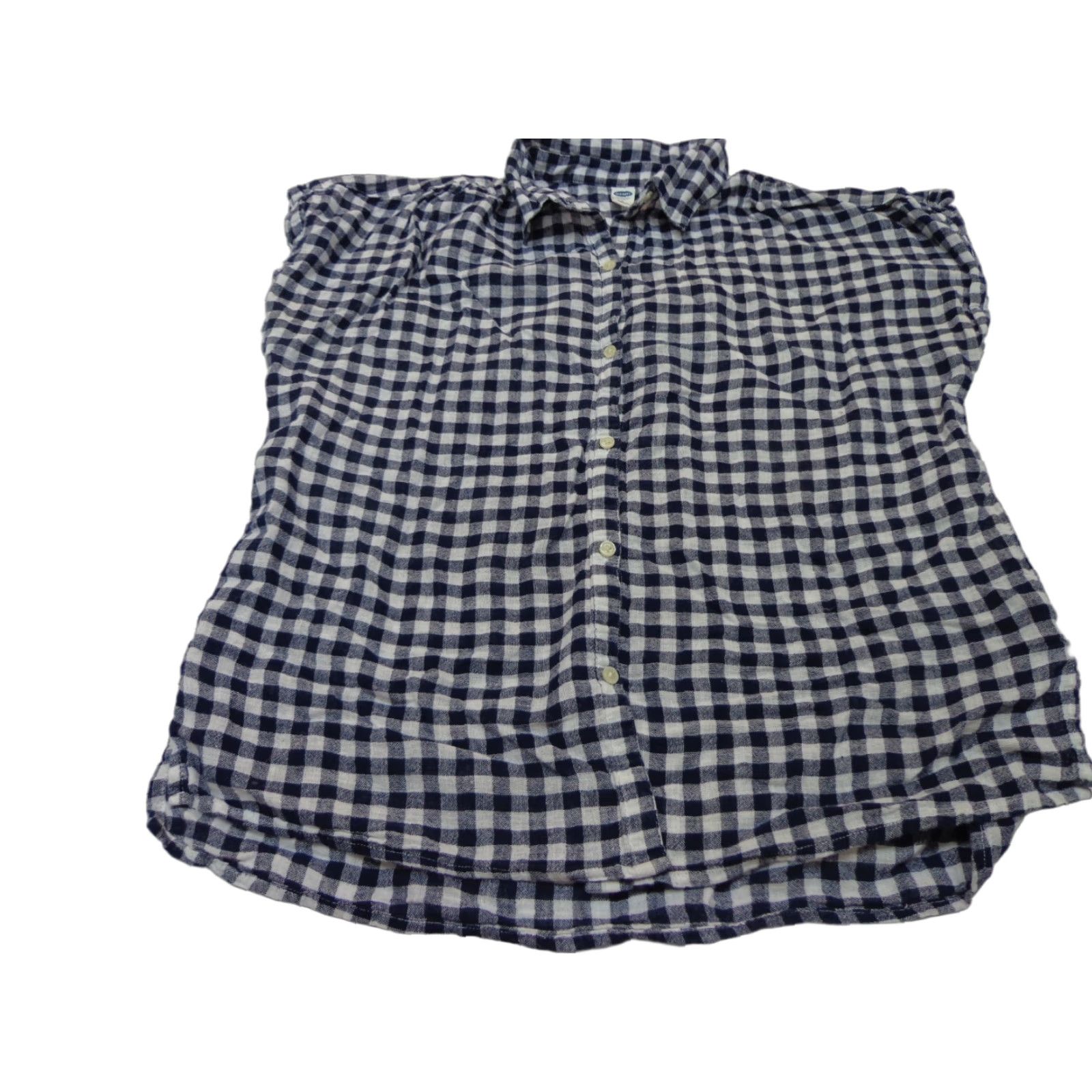 Old Navy Old Navy Women's Small Shirt Check Button Down Collared Sleeveless Size S / US 4 / IT 40 - 1 Thumbnail