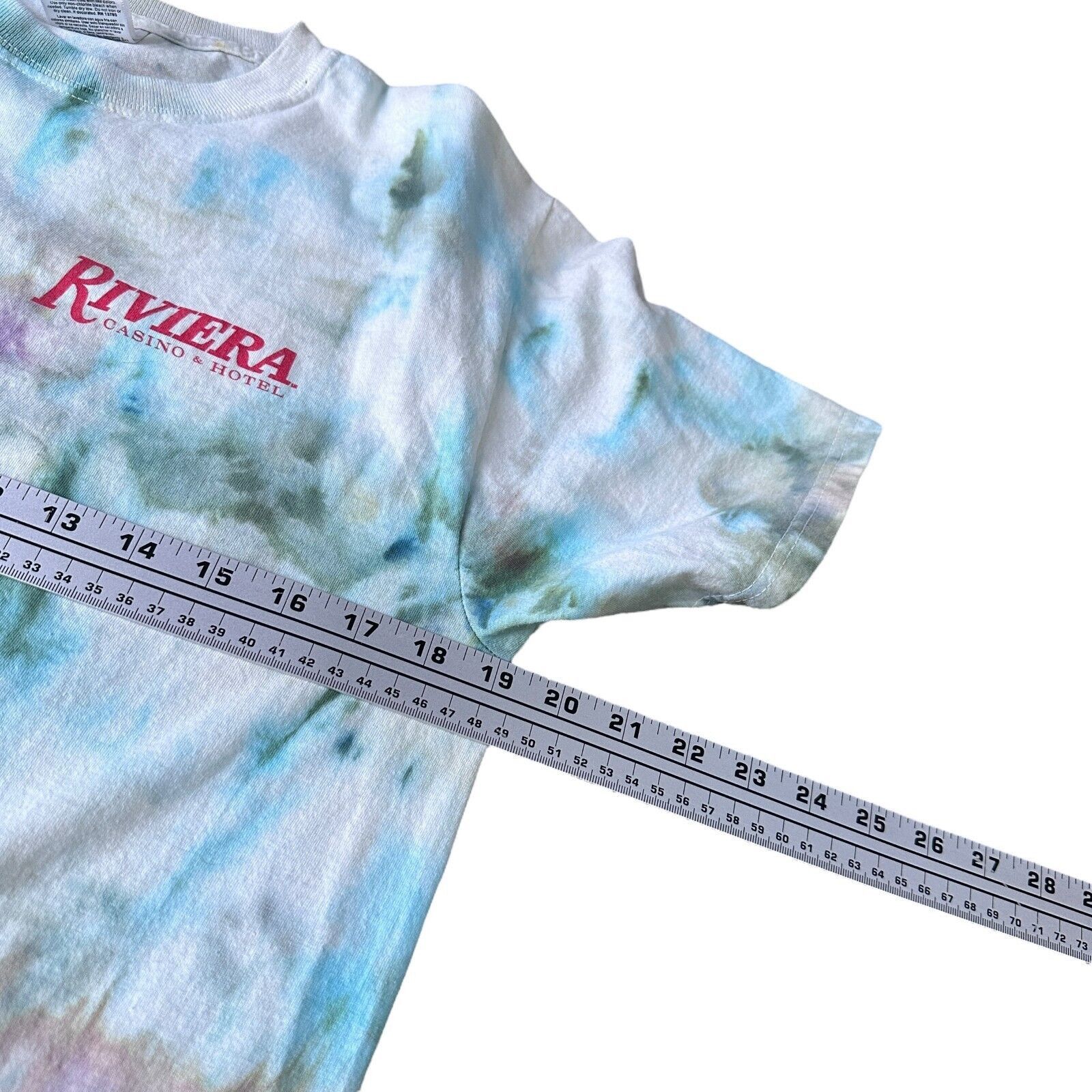 Fruit Of The Loom Riviera Casino 25th Anniversary T-Shirt Men's M Tie Dye Y2K Size US M / EU 48-50 / 2 - 8 Thumbnail