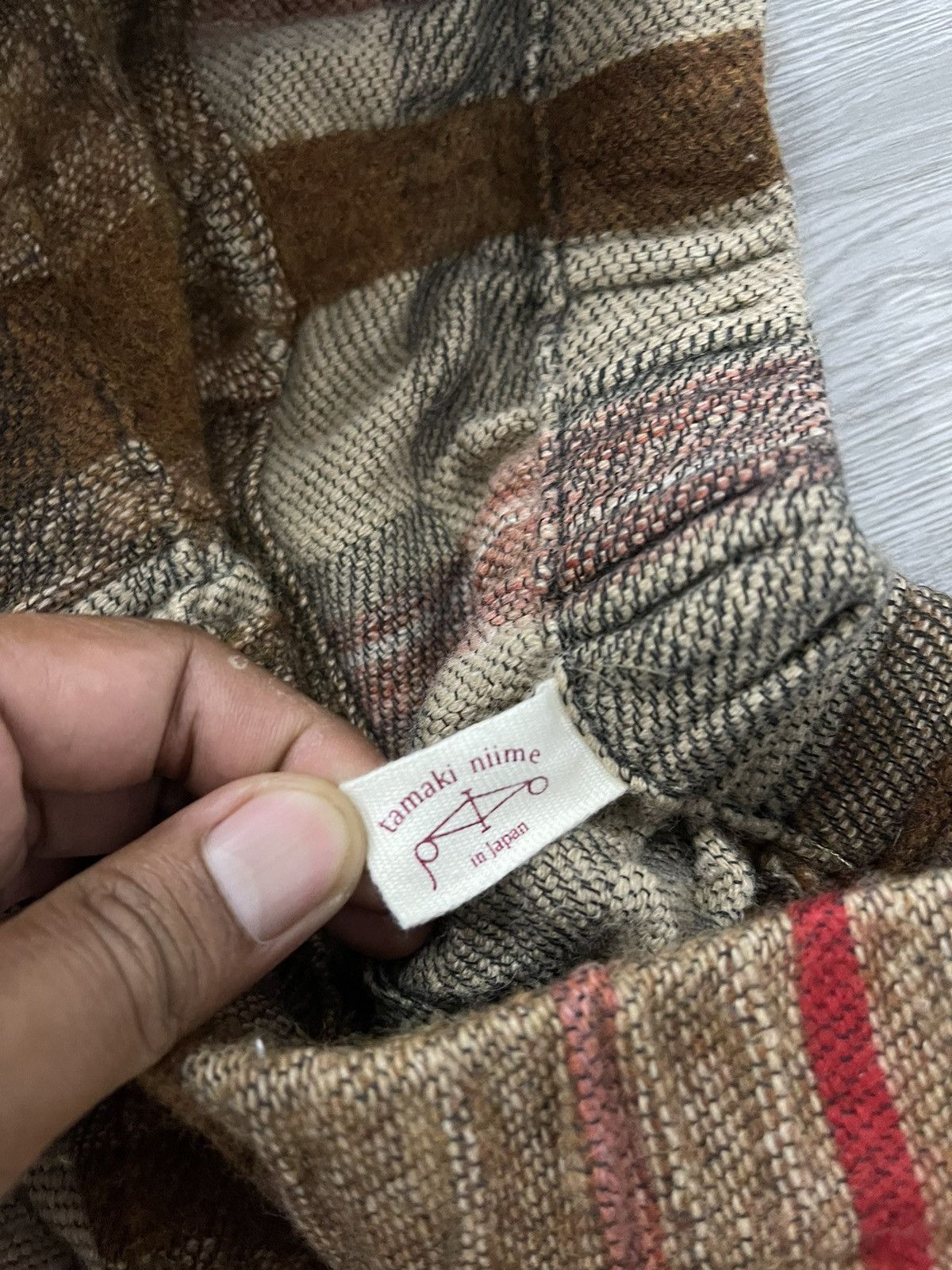 Japanese Brand Tamaki niime asymmetrical wool&cotton blend harem pant Size US 32 / EU 48 - 9 Thumbnail