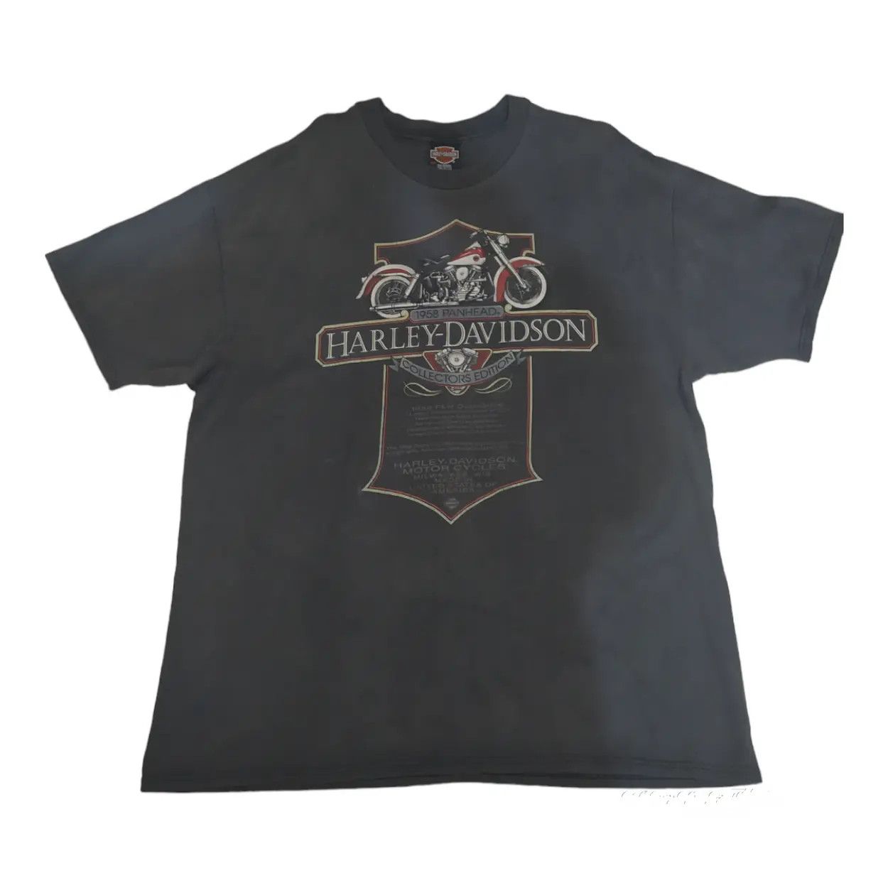 Harley Davidson Harley Davidson Hawaii Rare vintage 90's black faded Size US XXL / EU 58 / 5 - 3 Thumbnail