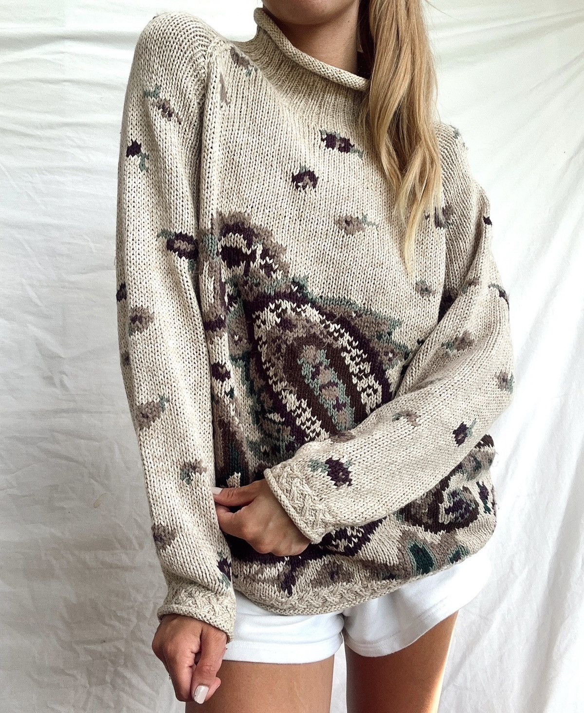Vintage Violet Fog Vintage Sweater Size XS / US 0-2 / IT 36-38 - 2 Thumbnail