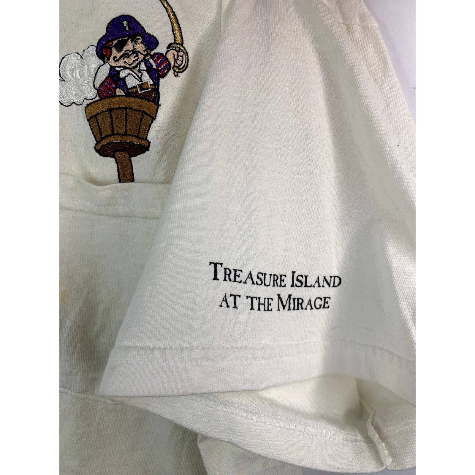 Vintage 90s Vintage Mens XL Treasure Island At The Mirage T-shirt Size US XL / EU 56 / 4 - 3 Thumbnail
