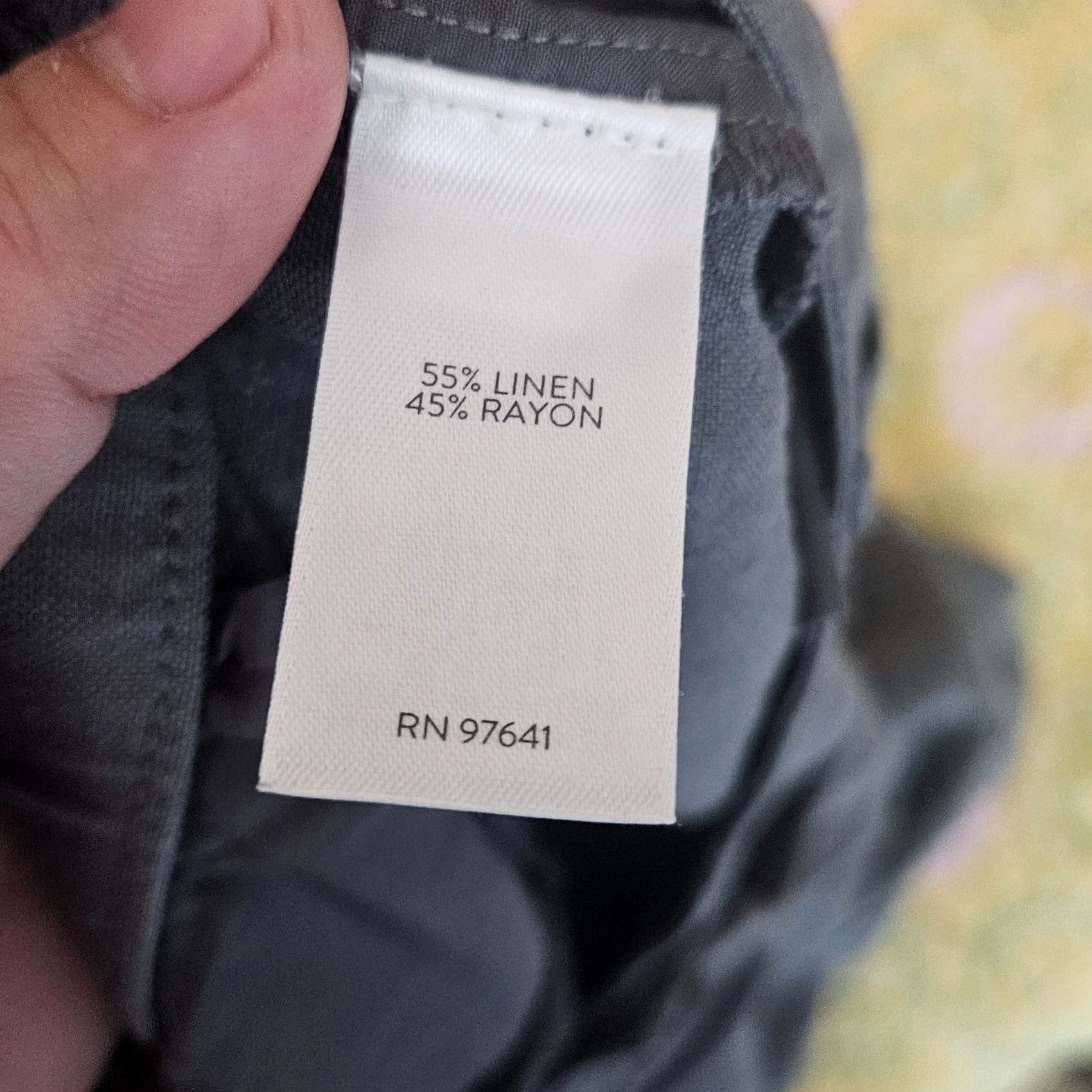 J. Jill J.JILL Women's Gray Linen Blend Rayon Petite Size 8 Flat Front Casual Pants Shorts? Size 30" / US 8 / IT 44 - 4 Thumbnail