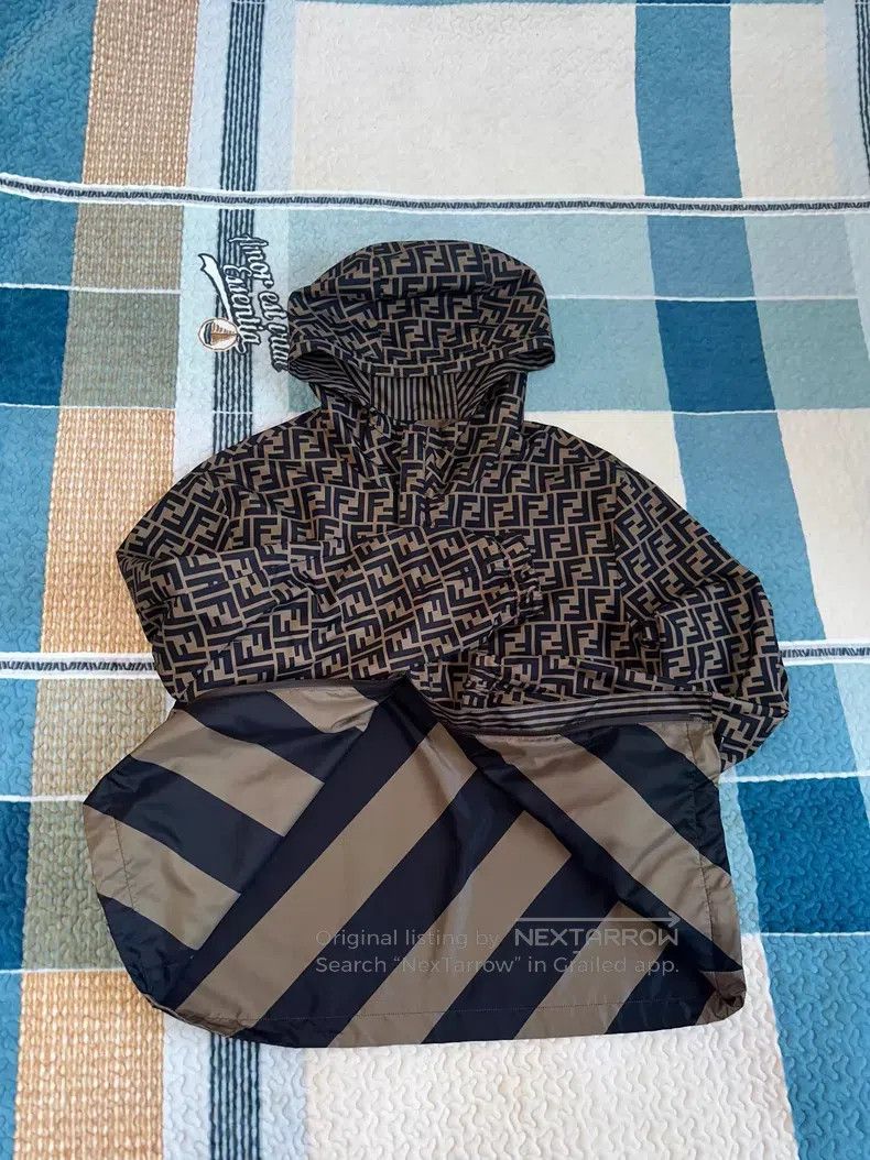 Fendi Fendi Monogram Double F Double Sided Hooded Jacket Size US S / EU 44-46 / 1 - 4 Thumbnail