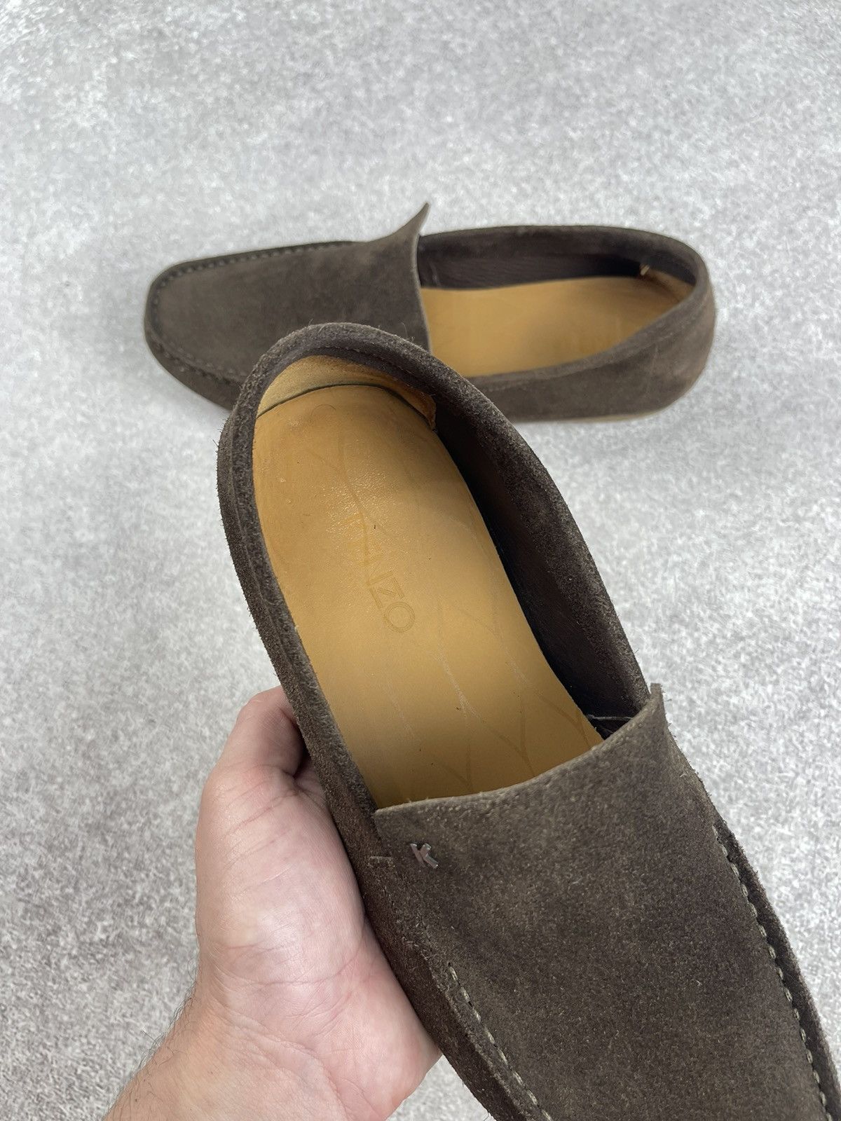 Kenzo Kenzo Suede Leather Loafers Moccasins Size 39 Size US 6.5 / EU 39-40 - 8 Thumbnail