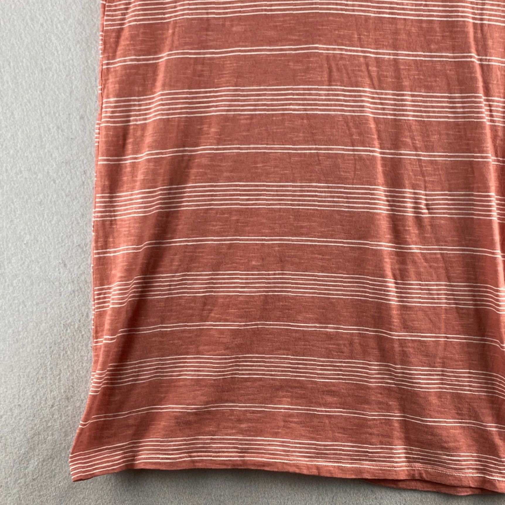 Billabong Billabong Shirt Womens M Pink Striped Cap Sleeve Open Back Soft Knit Casual Blouse Size M / US 6-8 / IT 42-44 - 4 Thumbnail