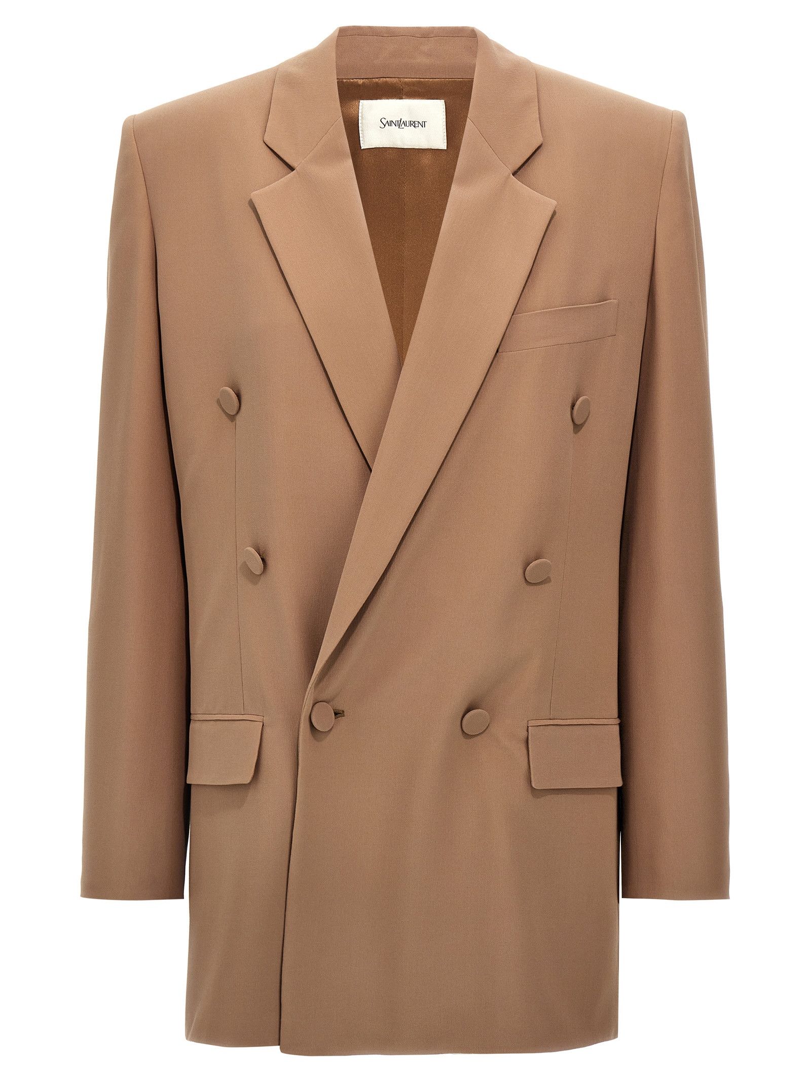Saint Laurent Paris Double-Breasted Blazer Size S / US 4 / IT 40 - 1 Thumbnail
