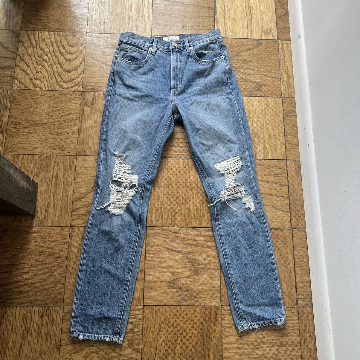 SLVRLAKE slvrlake roxy jeans light blue size 27 Size 27" / US 4 / IT 40 - 1 Thumbnail