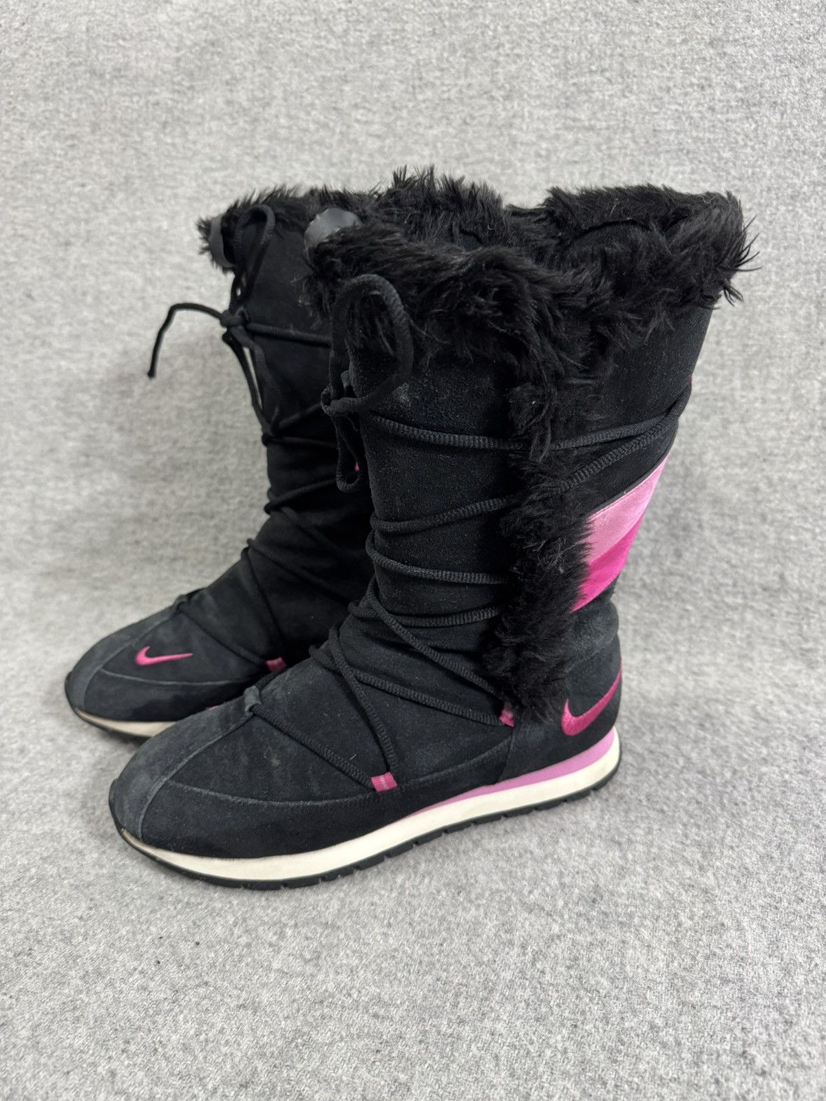 Nike Nike Winter Suede Faux Fur Boots Japan Y2K Trim 40,5 Size US 9 / IT 39 - 7 Thumbnail
