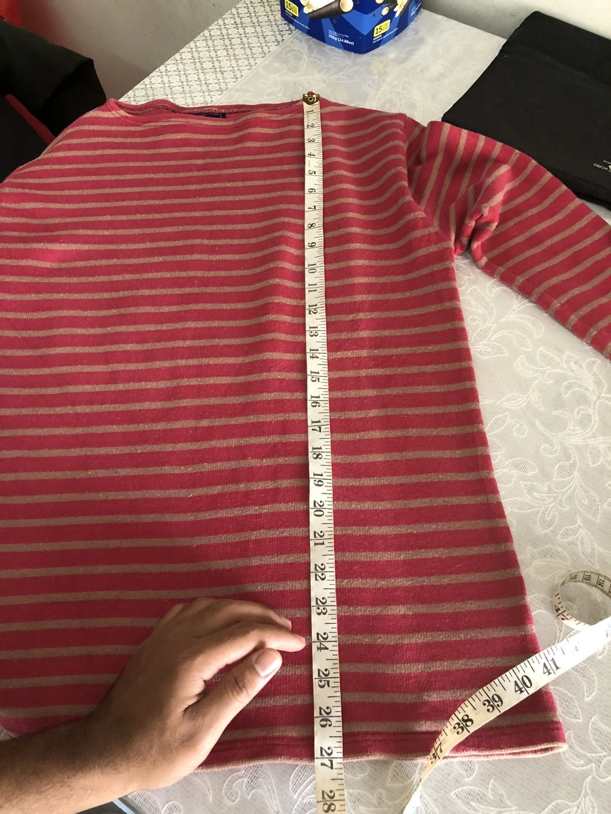 Saint James Vintage 90s Saint James Heavyweight Cotton Striped Breton Size US M / EU 48-50 / 2 - 12 Thumbnail