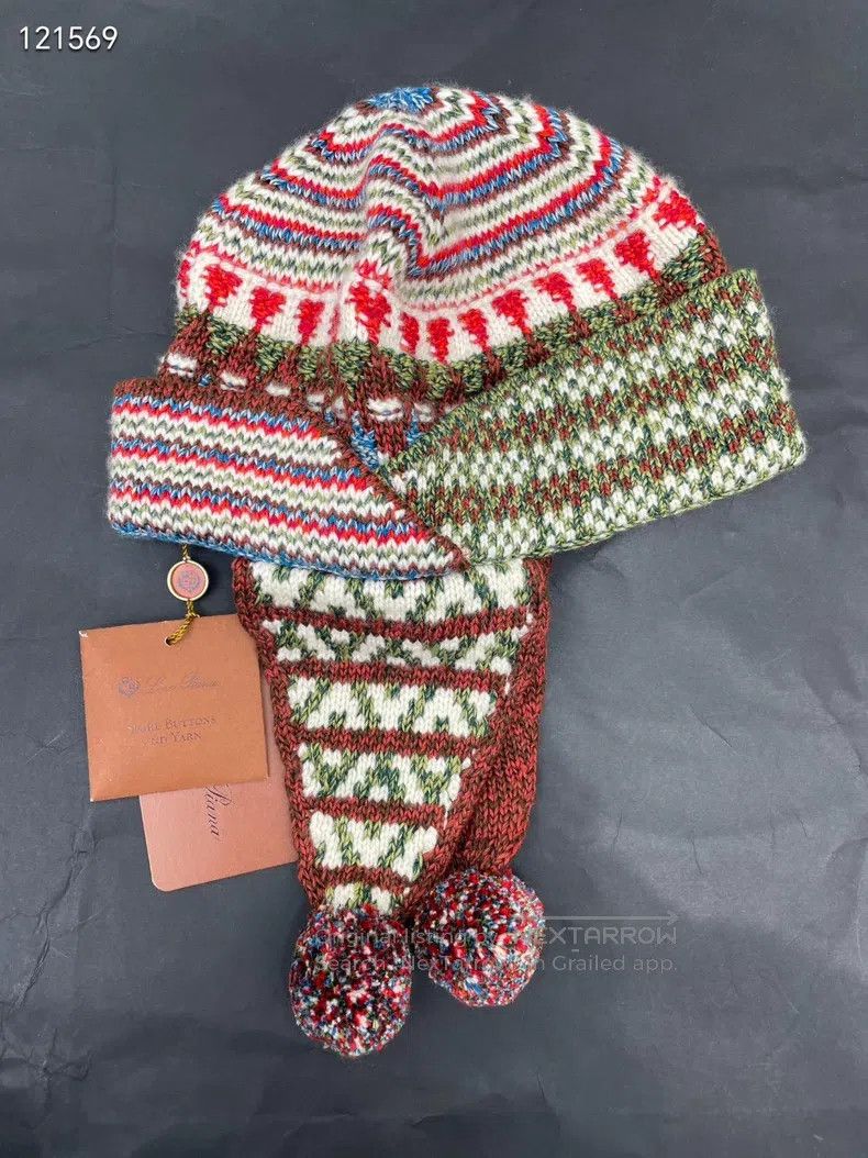 Loro Piana Loro Piana size 57 Colorful knitted beanie Size ONE SIZE - 2 Thumbnail