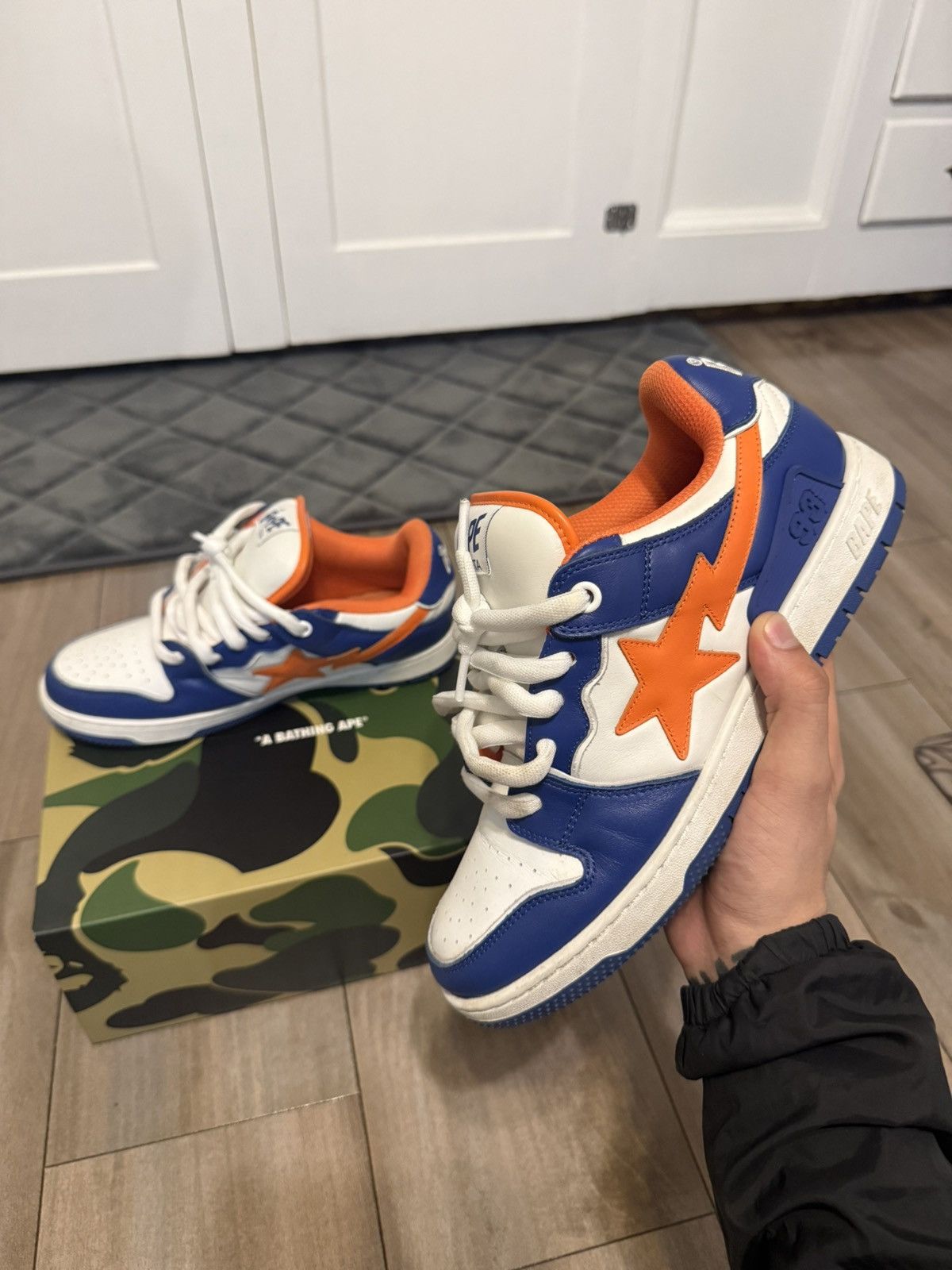 Bape A Bathing Ape Sk8 Sta Bold Size US 10 / EU 43 - 1 Thumbnail