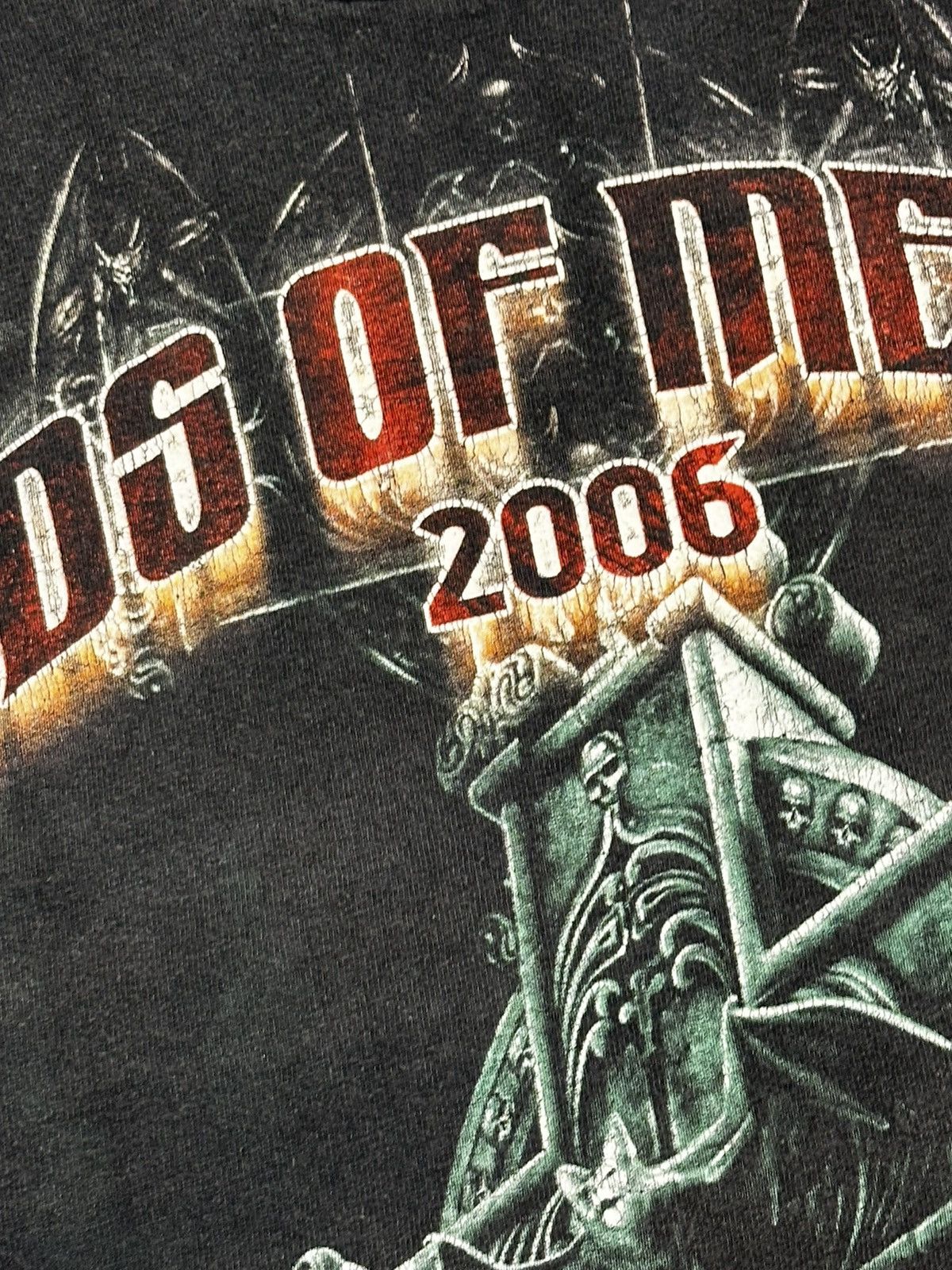 Band Tees Vintage 2006 Gods Of Metal Iron Maiden Deftones Korn T-Shirt Size US S / EU 44-46 / 1 - 10 Thumbnail