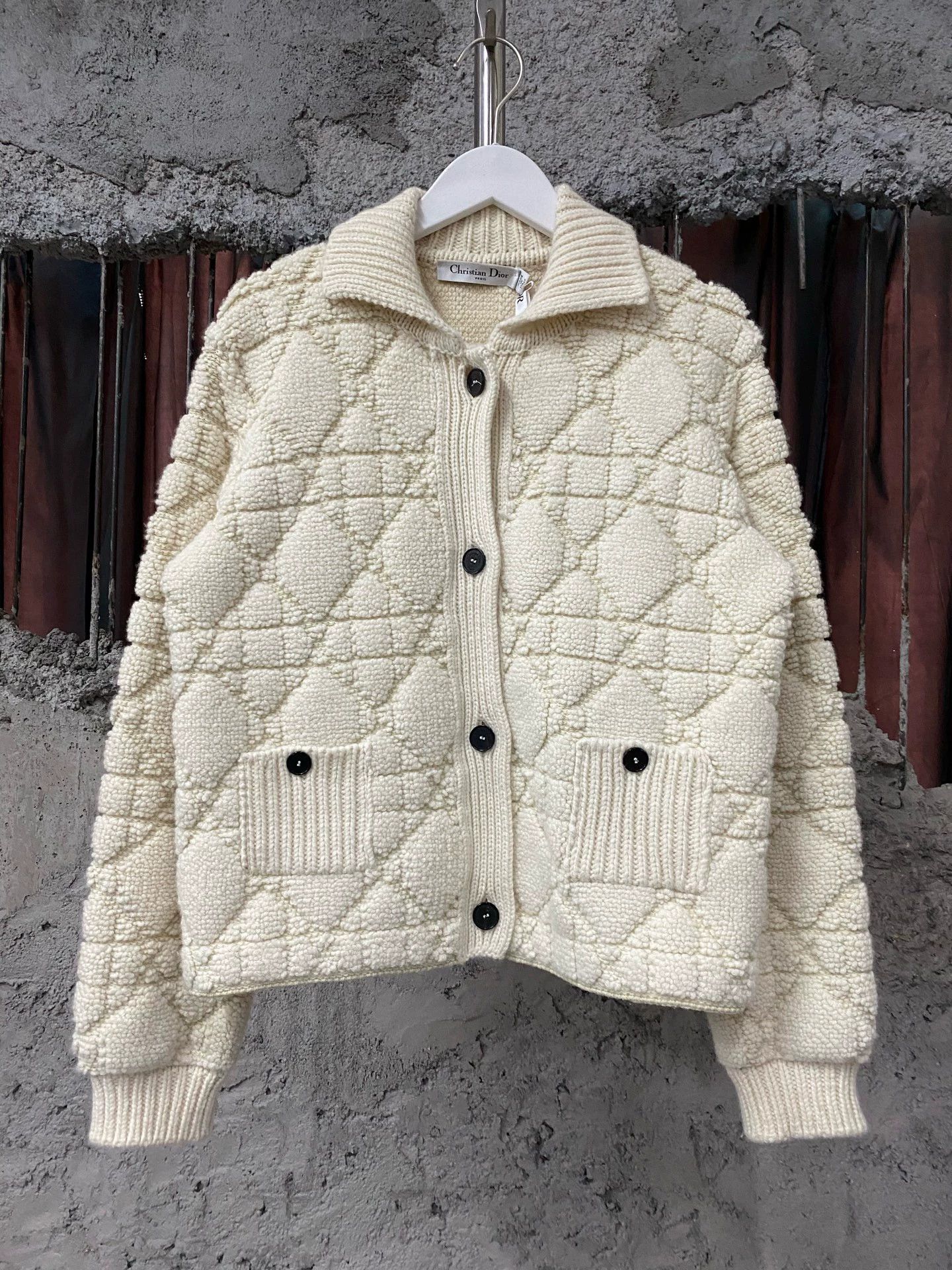 Dior Dior Quilted Wool Jacket 36 New Size XS / US 0-2 / IT 36-38 - 1 Thumbnail