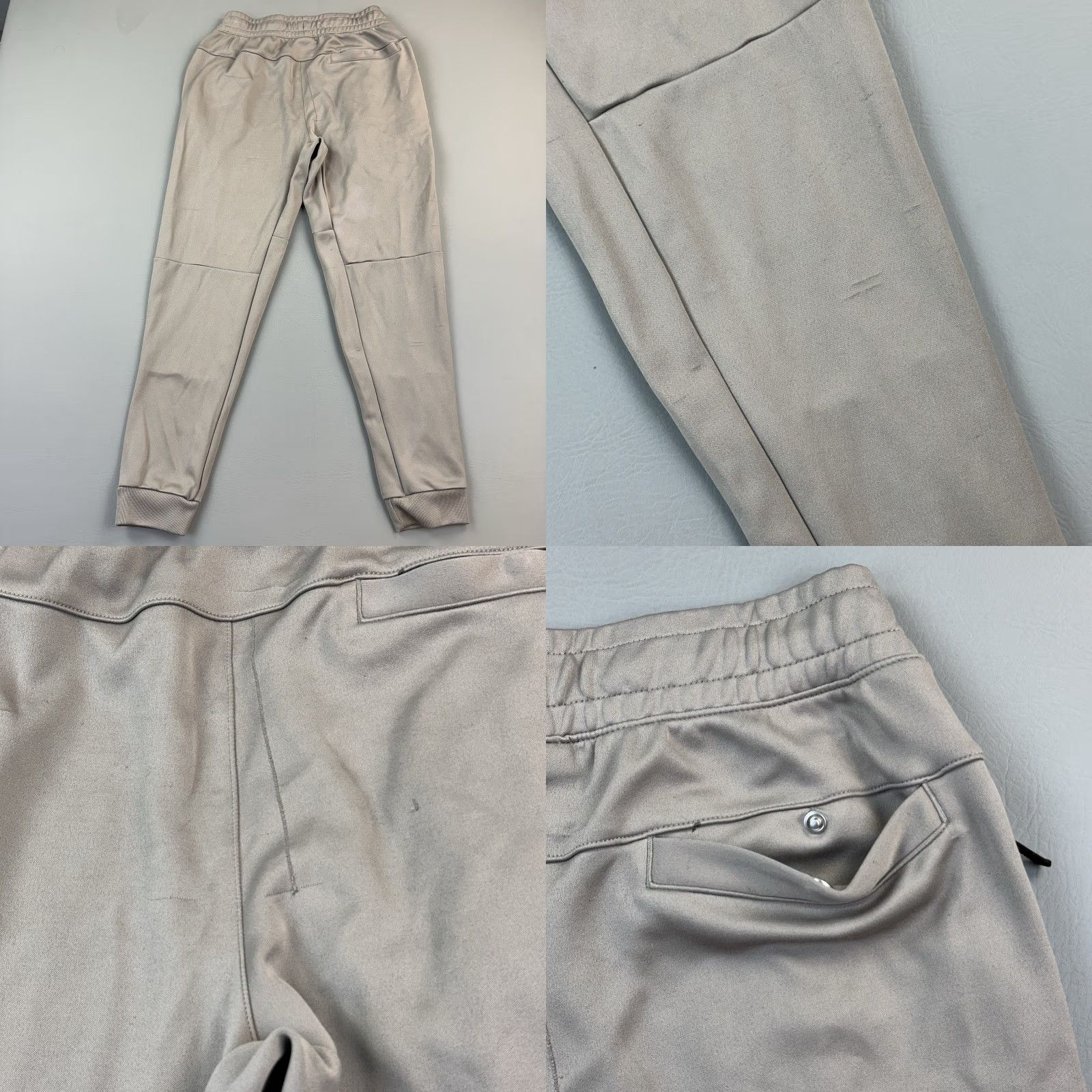 Nike Nike Pants Mens M Moon Fossil Light Bone Tribute Jogger Swoosh Logo Size US 31 - 9 Thumbnail