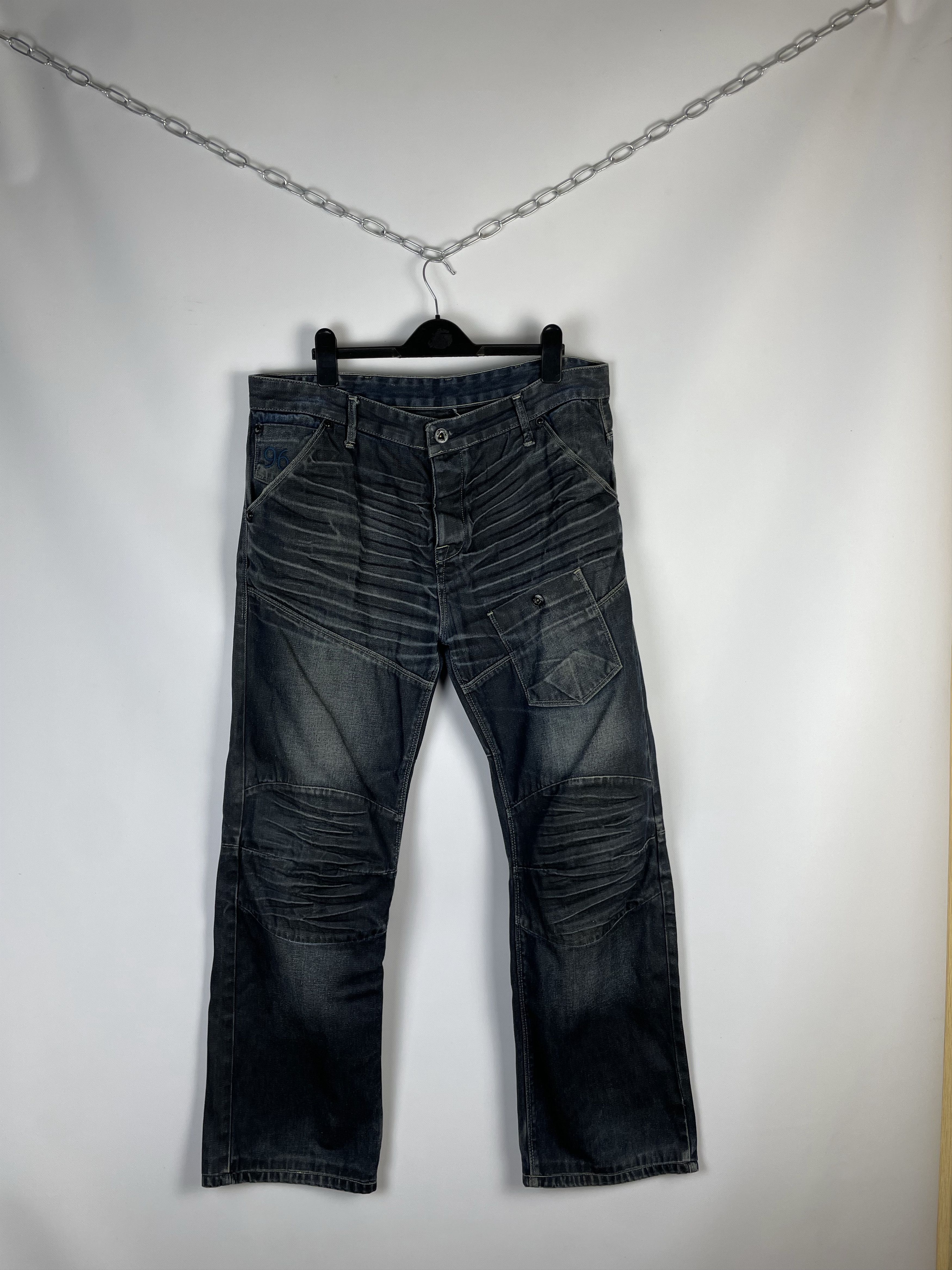 G-Star Vintage G-Star Raw Pants Double Knee Jeans Size US 36 / EU 52 - 8 Thumbnail