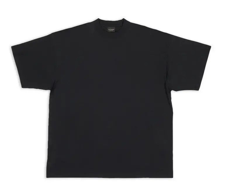 Balenciaga o1w1db10625 T-Shirt Oversized in Black Size US XL / EU 56 / 4 - 7 Thumbnail